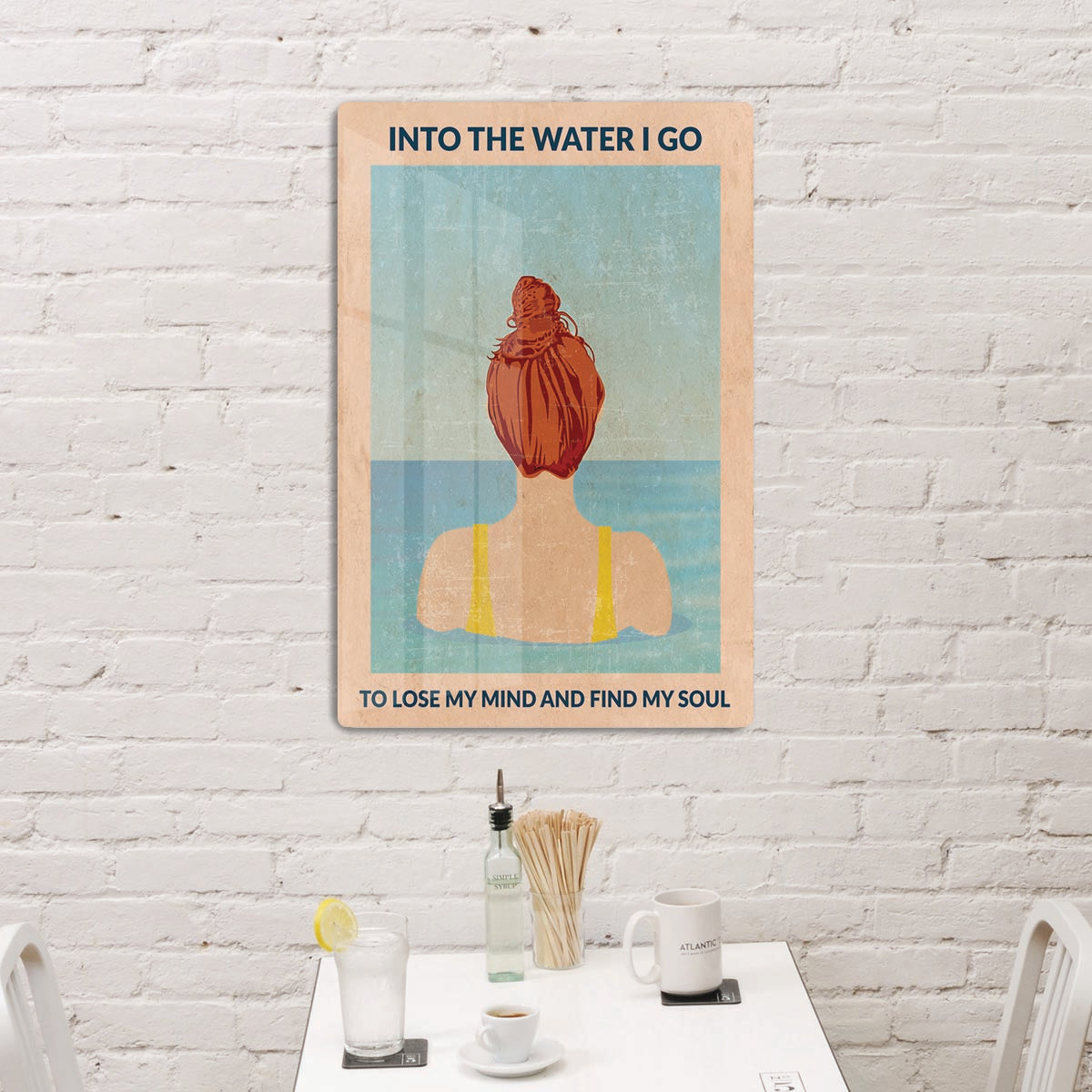 Into the Water redhead Acrylic Block - 1x - 3