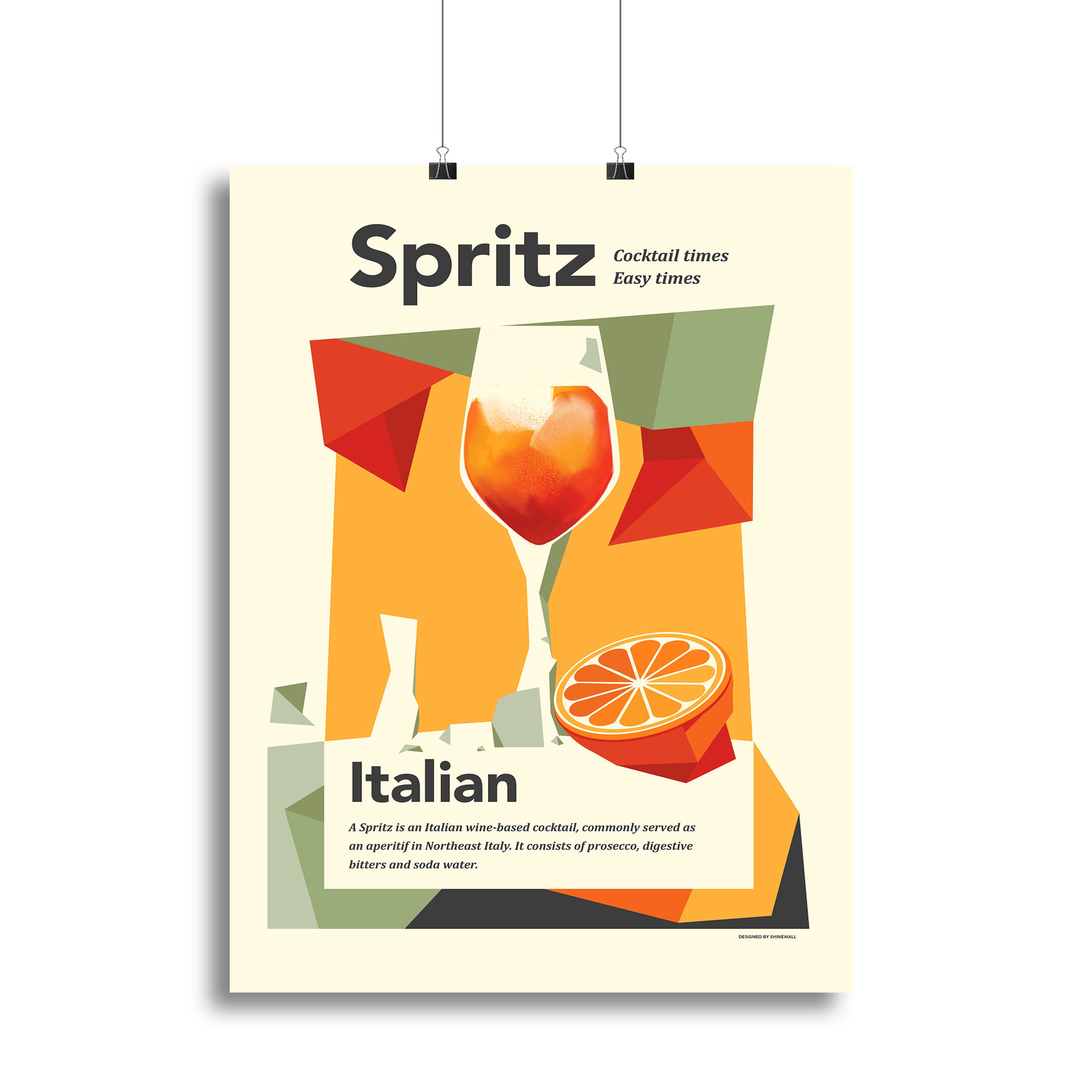 Italian Aperol Spritz print Canvas Print or Poster - Canvas Art Rocks - 2