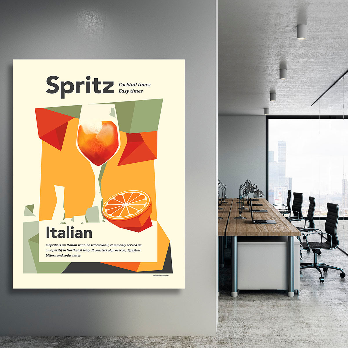 Italian Aperol Spritz print Canvas Print or Poster - Canvas Art Rocks - 3