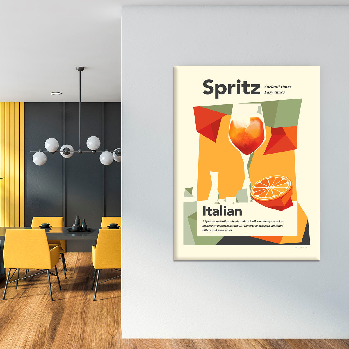 Italian Aperol Spritz print Canvas Print or Poster - Canvas Art Rocks - 4