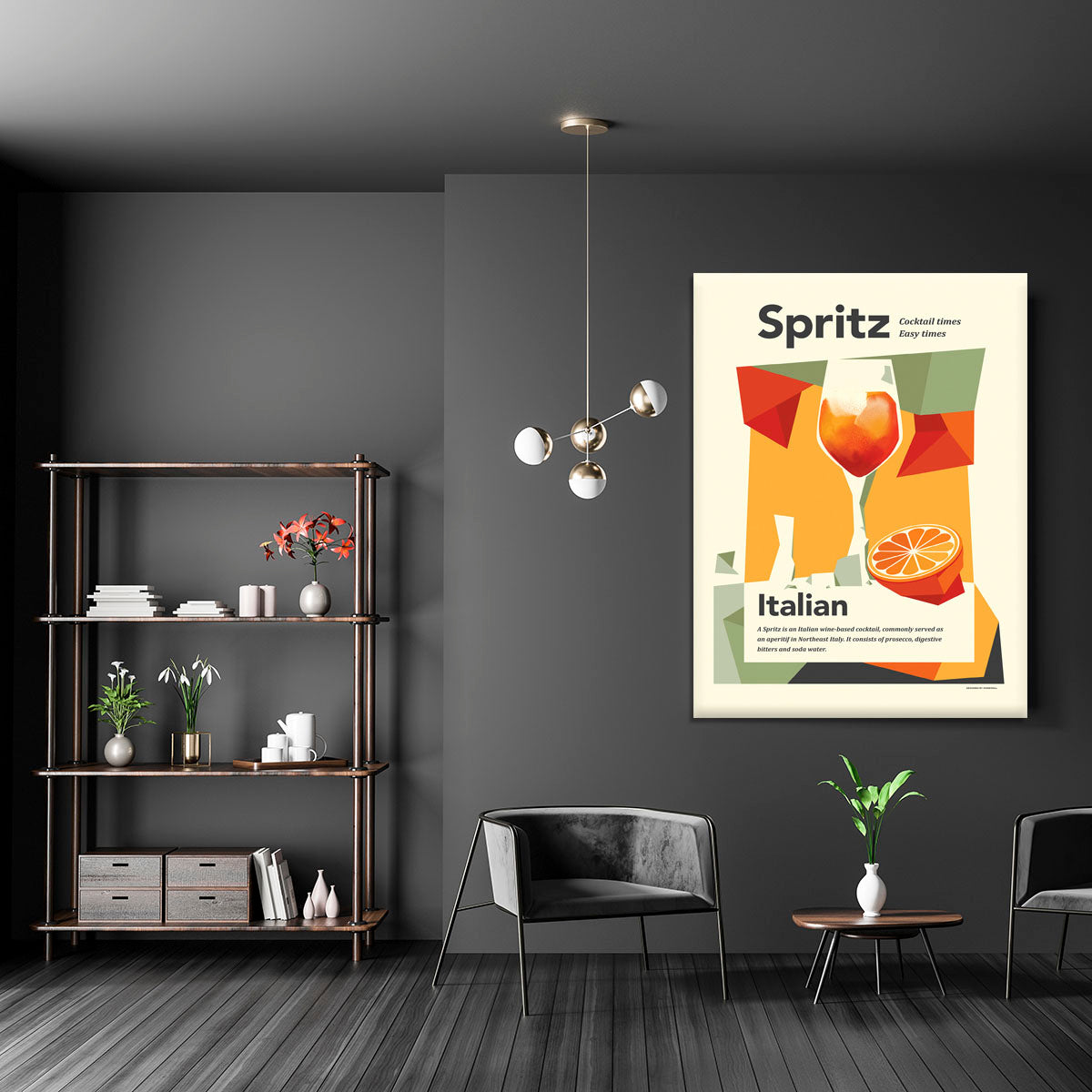 Italian Aperol Spritz print Canvas Print or Poster - Canvas Art Rocks - 5