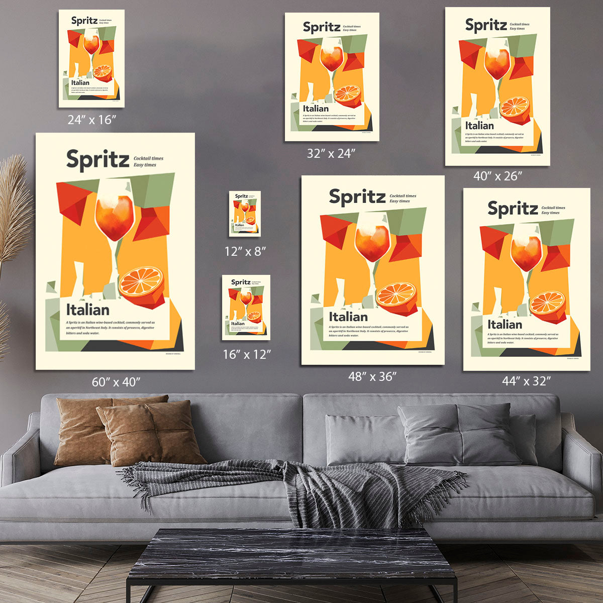 Italian Aperol Spritz print Canvas Print or Poster - Canvas Art Rocks - 7