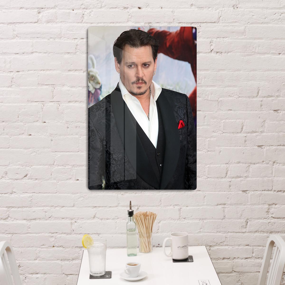 Johnny Depp 2016 Acrylic Block - Canvas Art Rocks - 3