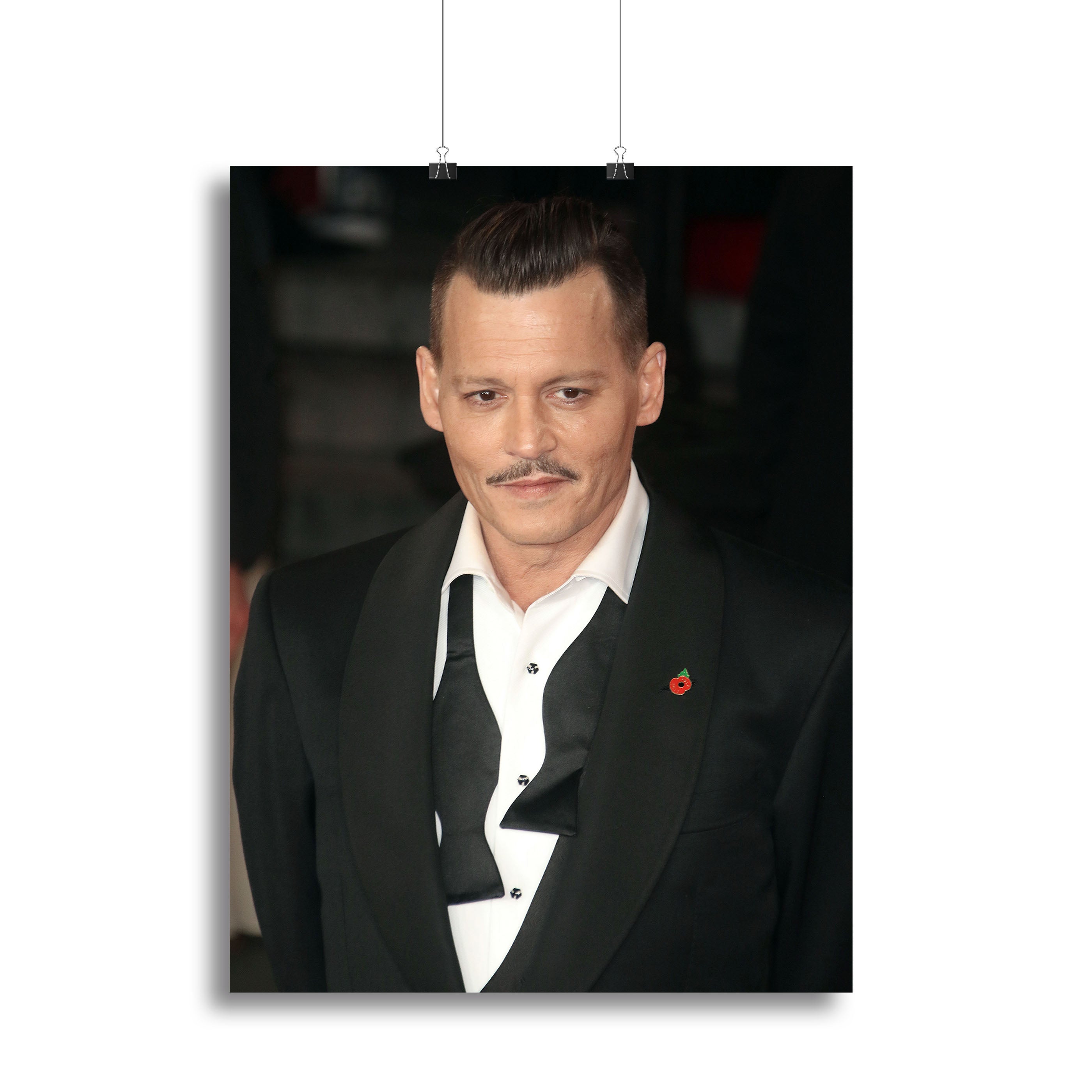 Johnny Depp at a premiere Canvas Print or Poster - Canvas Art Rocks - 2