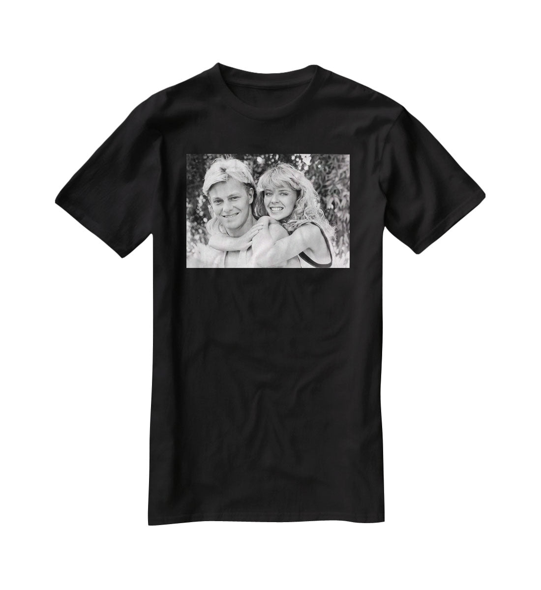 Kylie Minogue and Jason Donovan T-Shirt - Canvas Art Rocks - 1
