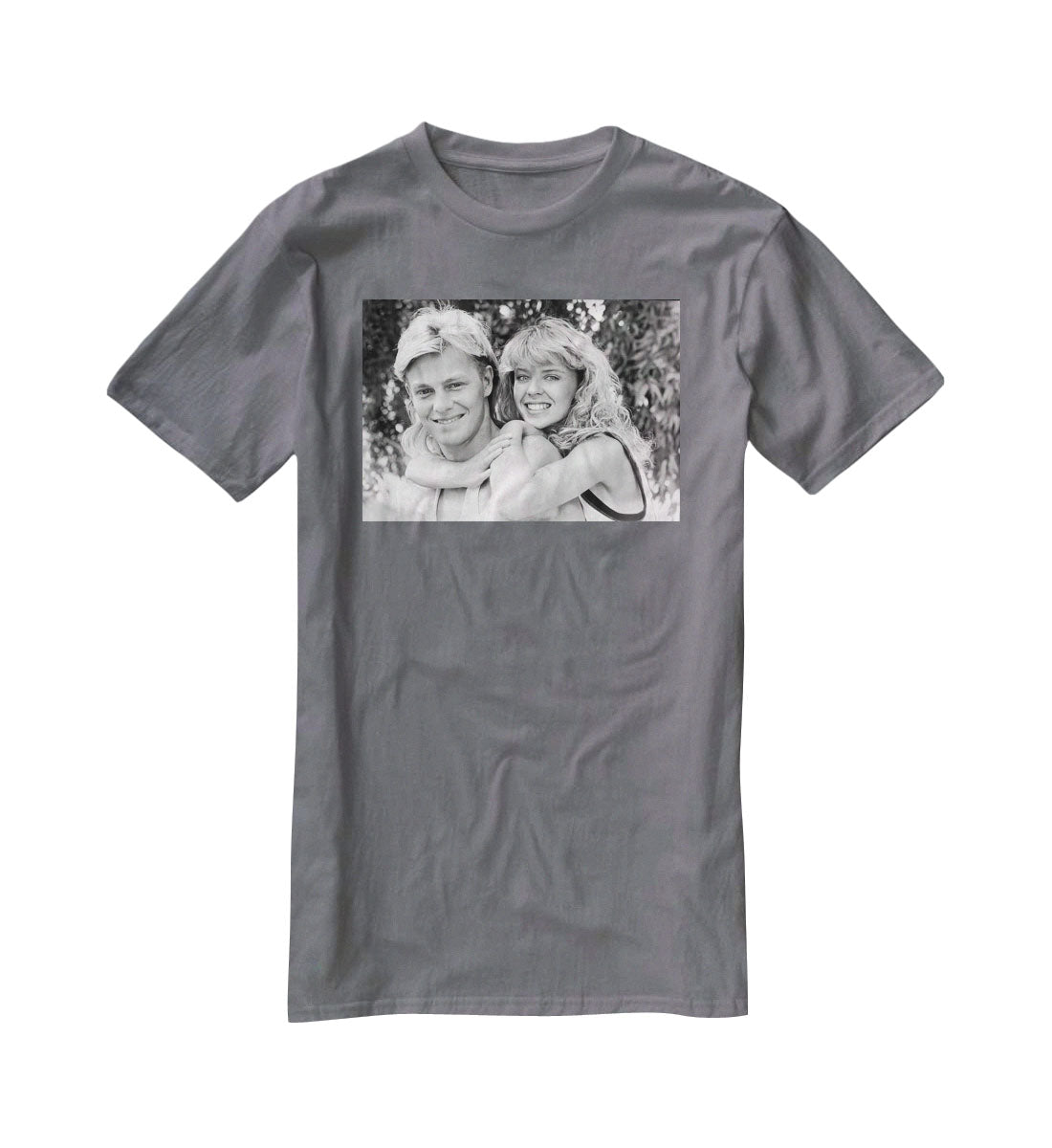 Kylie Minogue and Jason Donovan T-Shirt - Canvas Art Rocks - 3