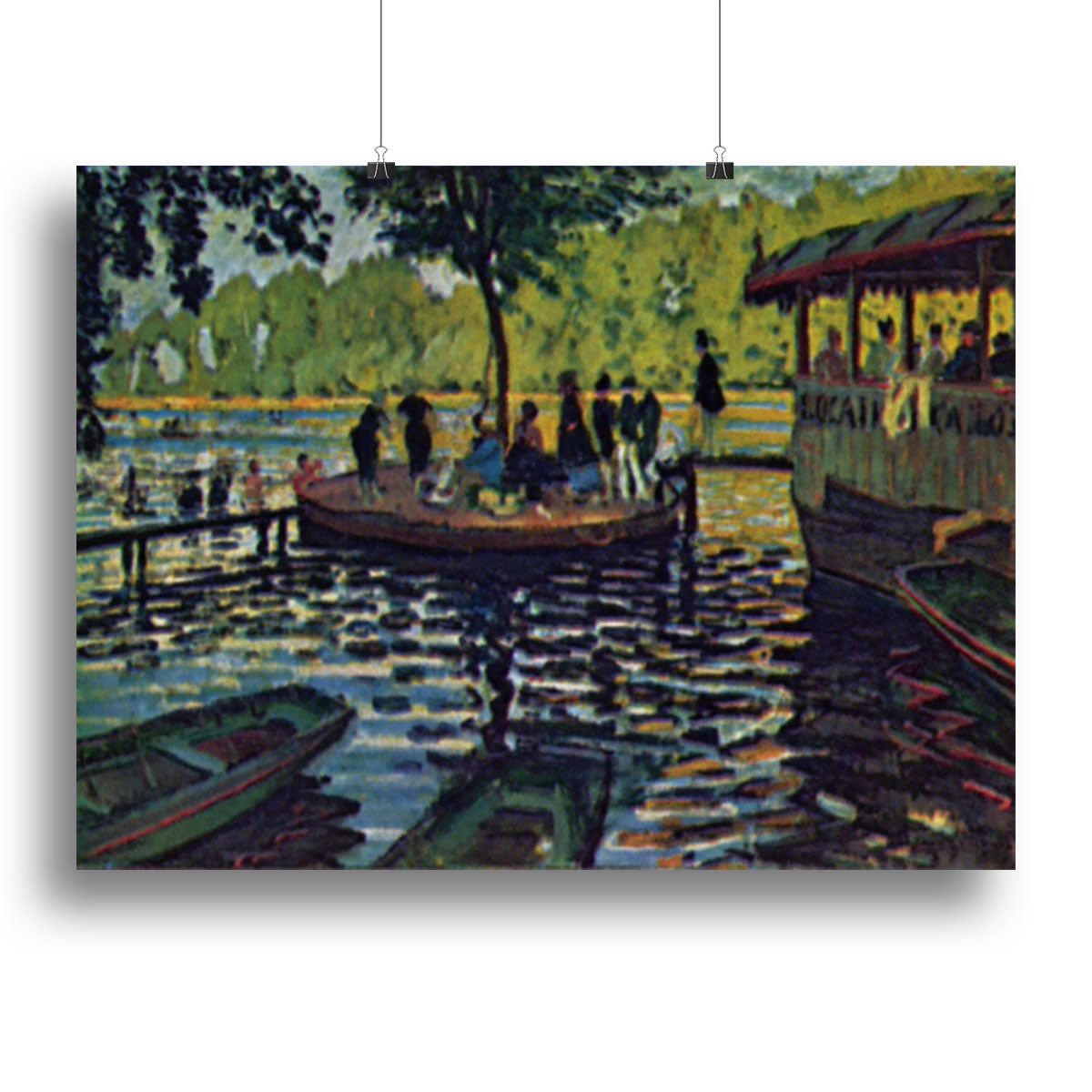 La Grenouillare by Monet Poster - Unframed