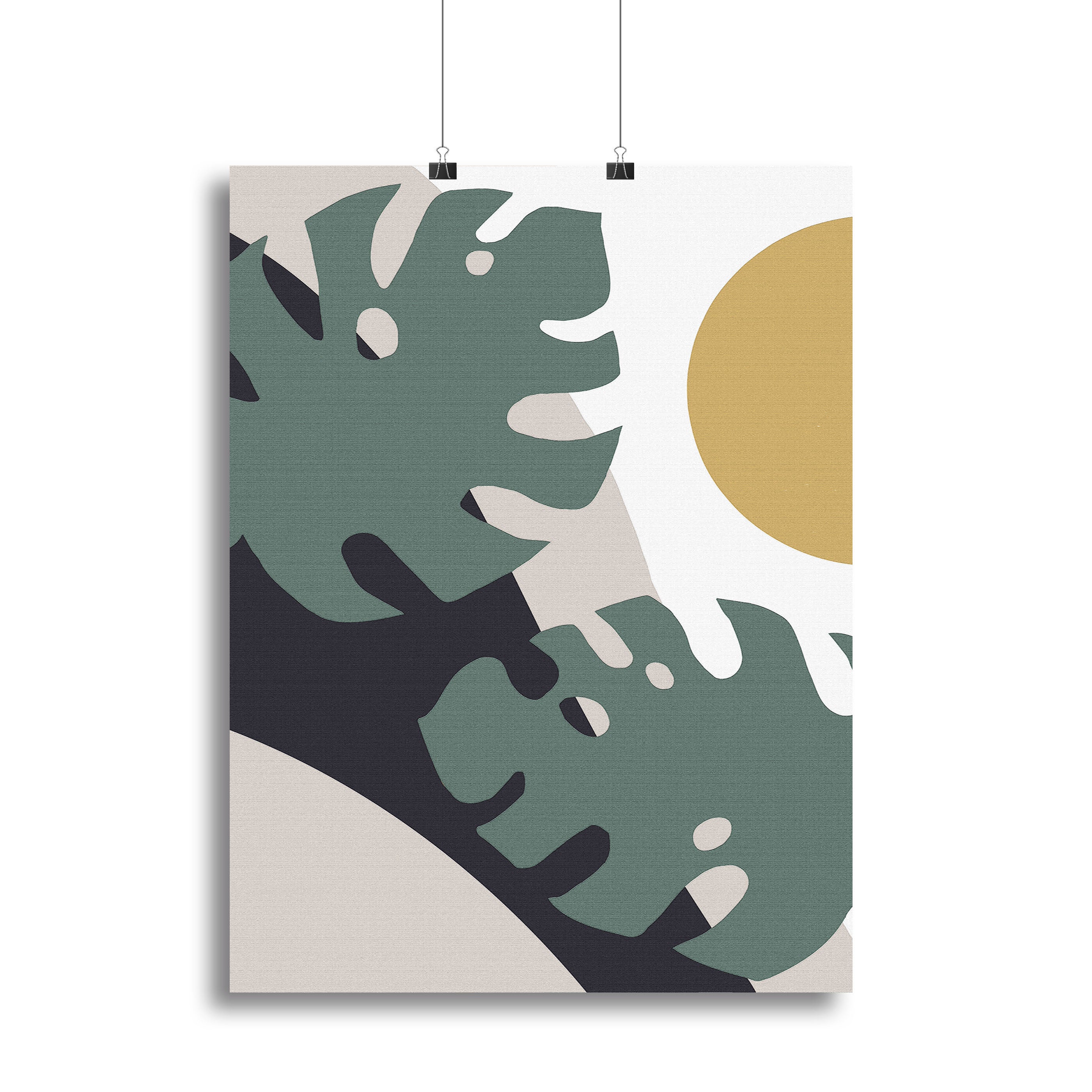 Leaf And Sun Canvas Print or Poster - 1x - 2