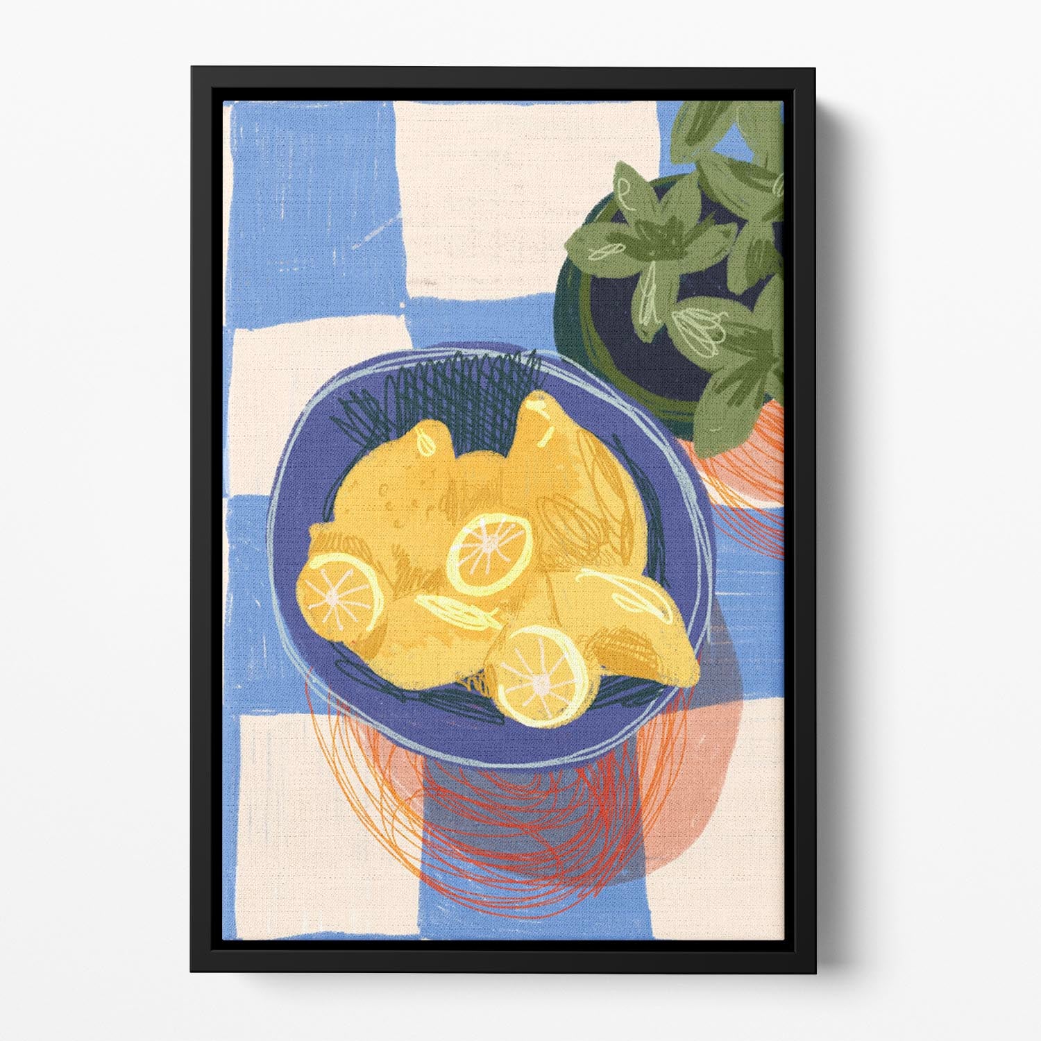 Lemonade Floating Framed Canvas - Canvas Art Rocks - 2