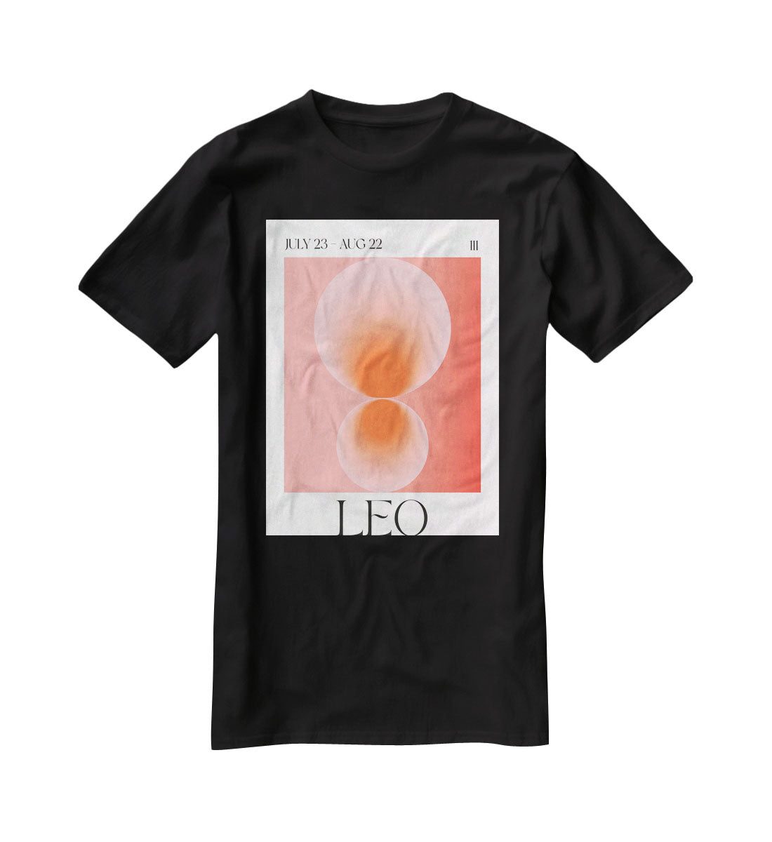 Leo Zodiac Vitality Poster T-Shirt - Canvas Art Rocks - 1