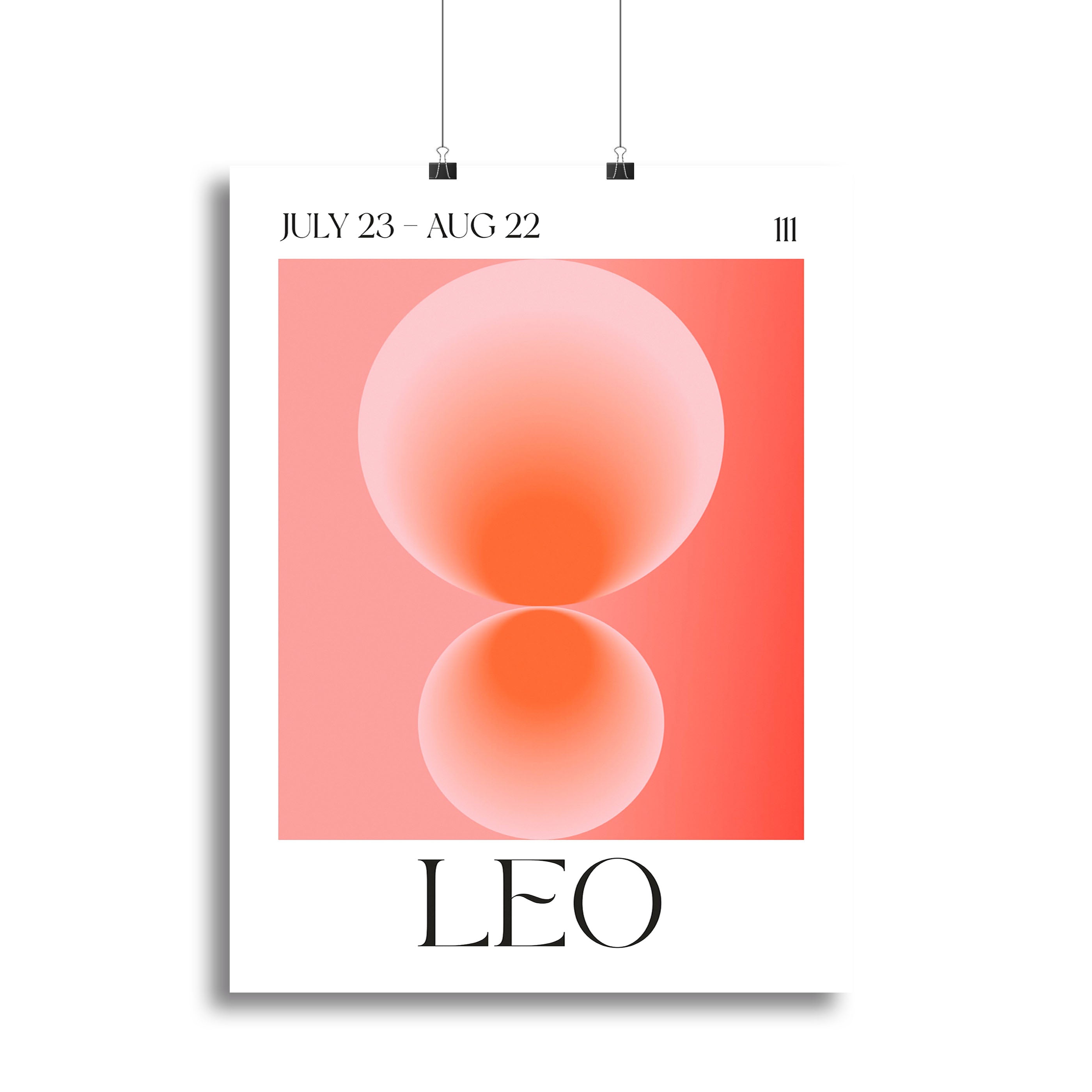 Leo Zodiac Vitality Poster Canvas Print or Poster - Canvas Art Rocks - 2