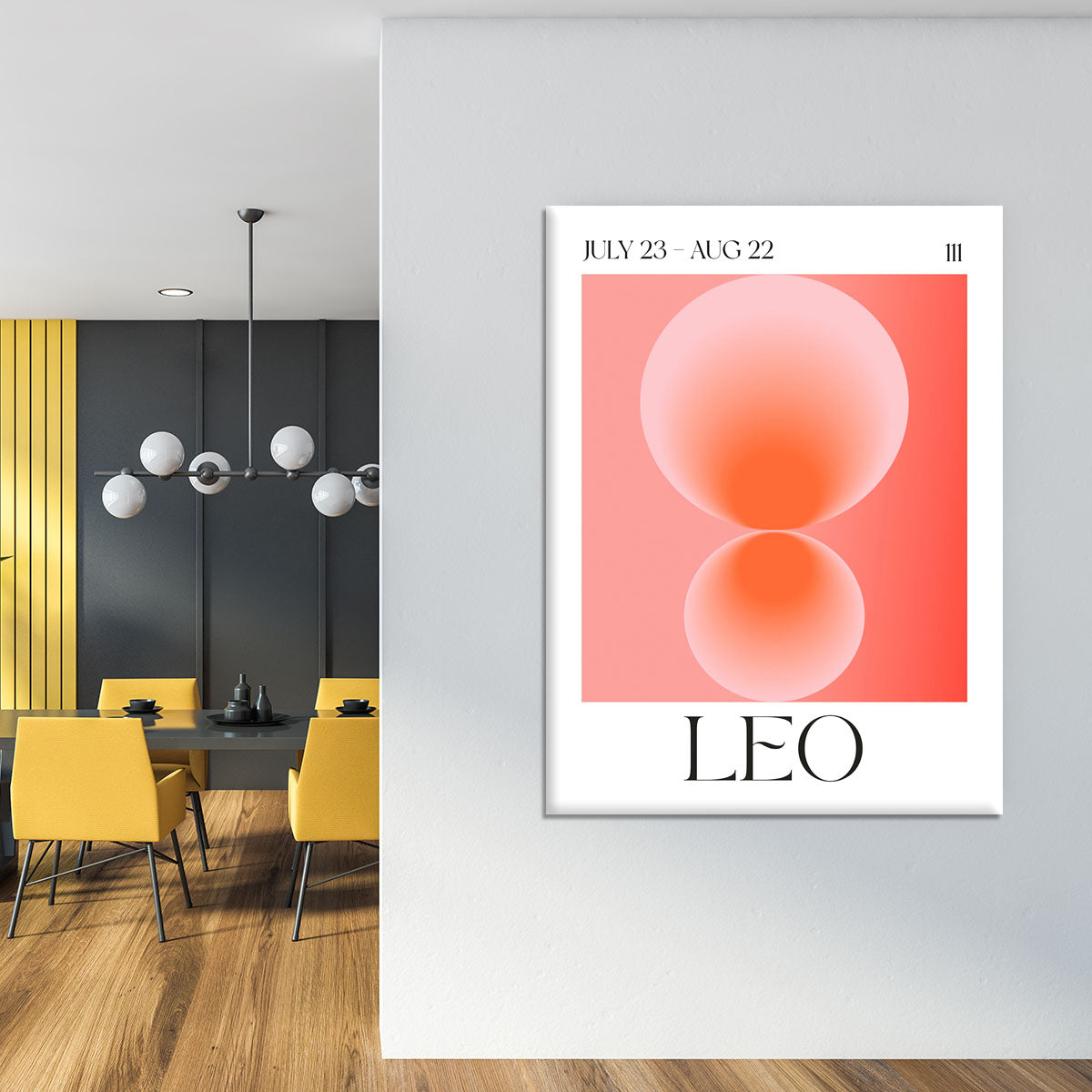 Leo Zodiac Vitality Poster Canvas Print or Poster - Canvas Art Rocks - 4
