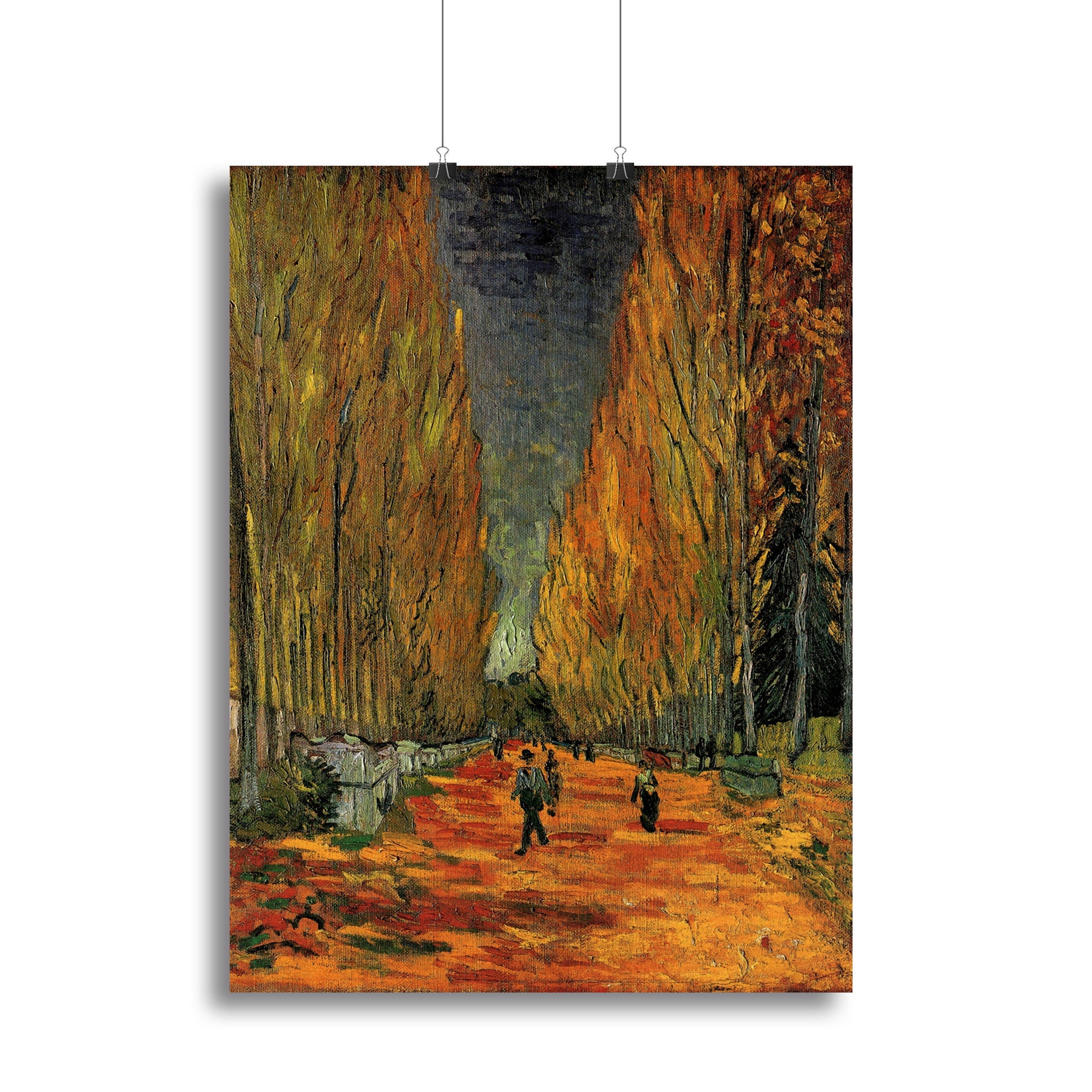 Les Alyscamps 3 by Van Gogh Poster - Unframed