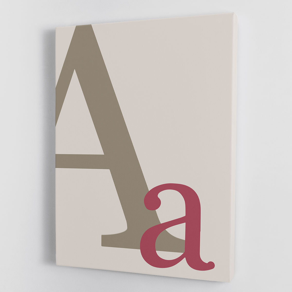 Letter A Canvas Print or Poster - 1x - 1