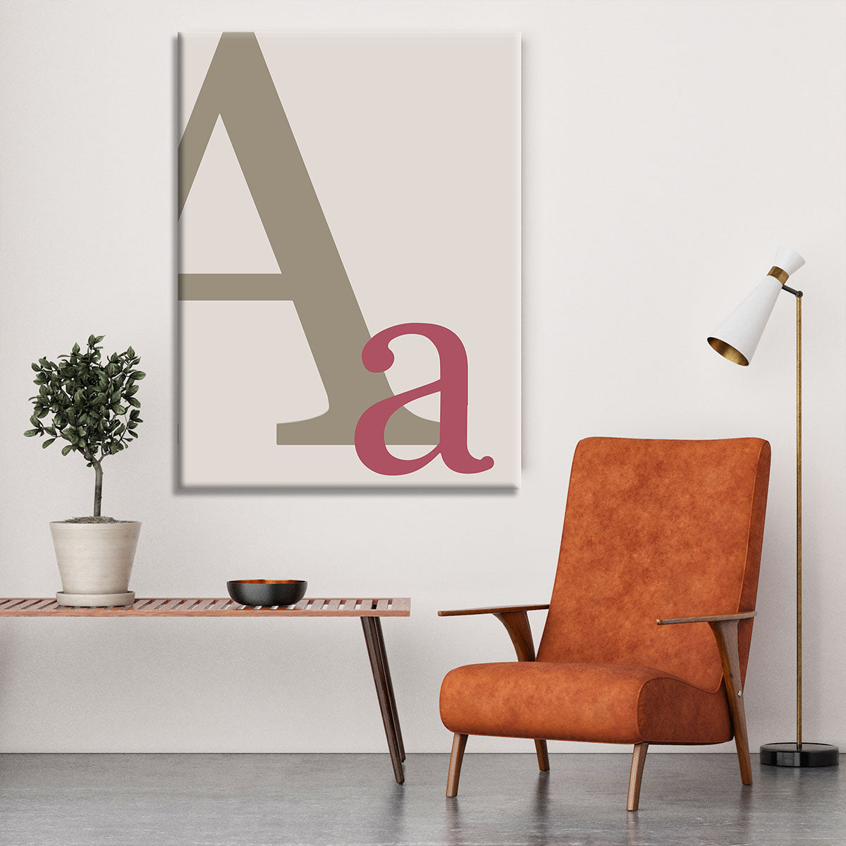 Letter A Canvas Print or Poster - 1x - 6