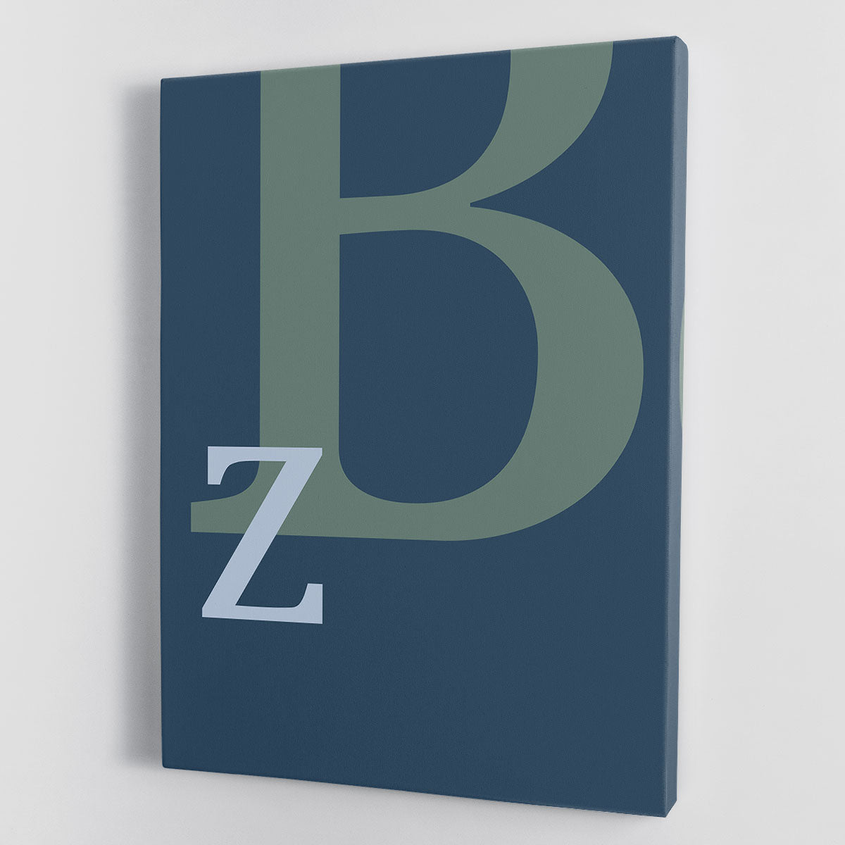 Letter B Canvas Print or Poster - 1x - 1