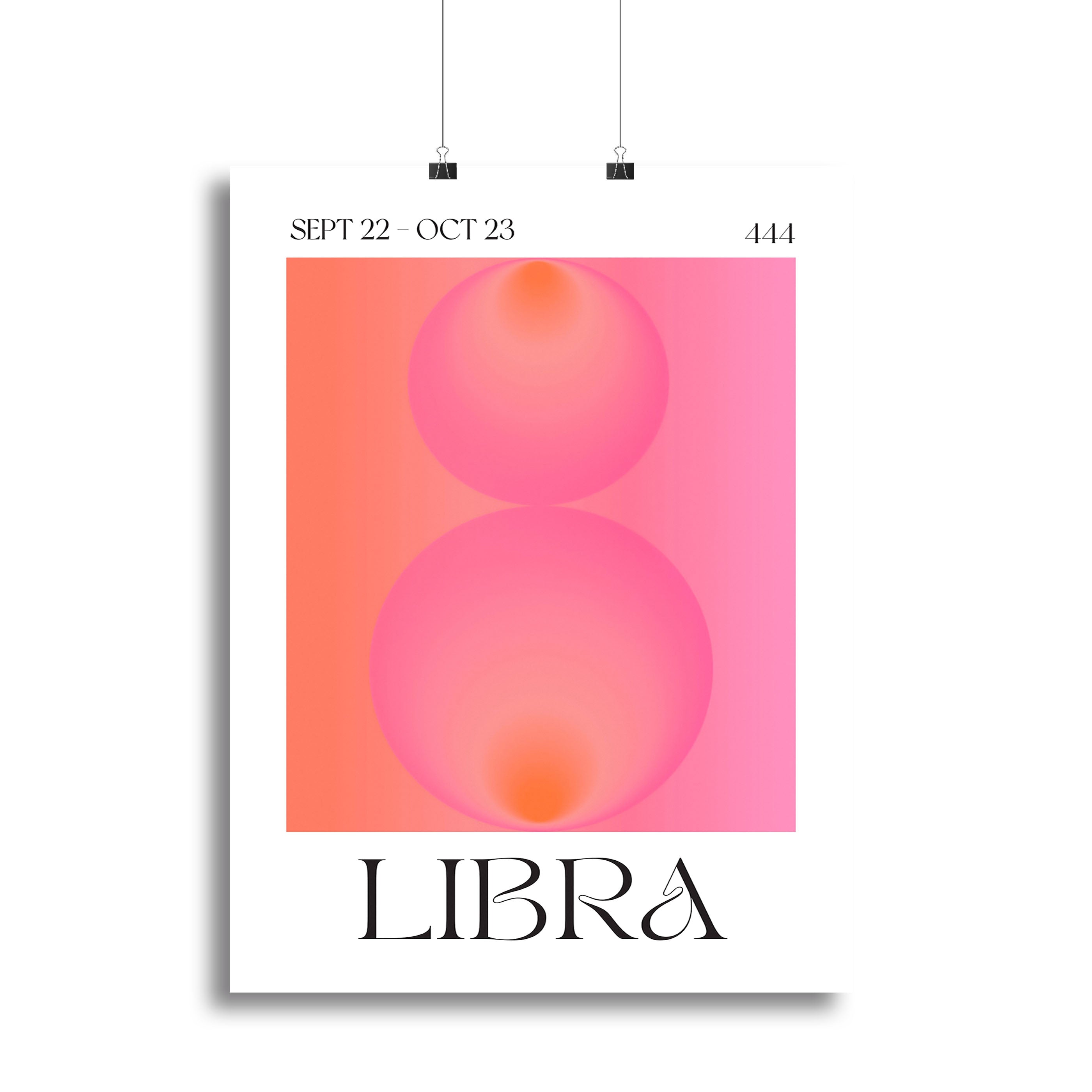 Libra Zodiac Equilibrium Art Canvas Print or Poster - Canvas Art Rocks - 2