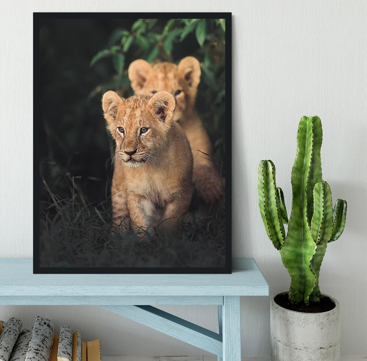 Lions Cub Framed Print - 1x - 2