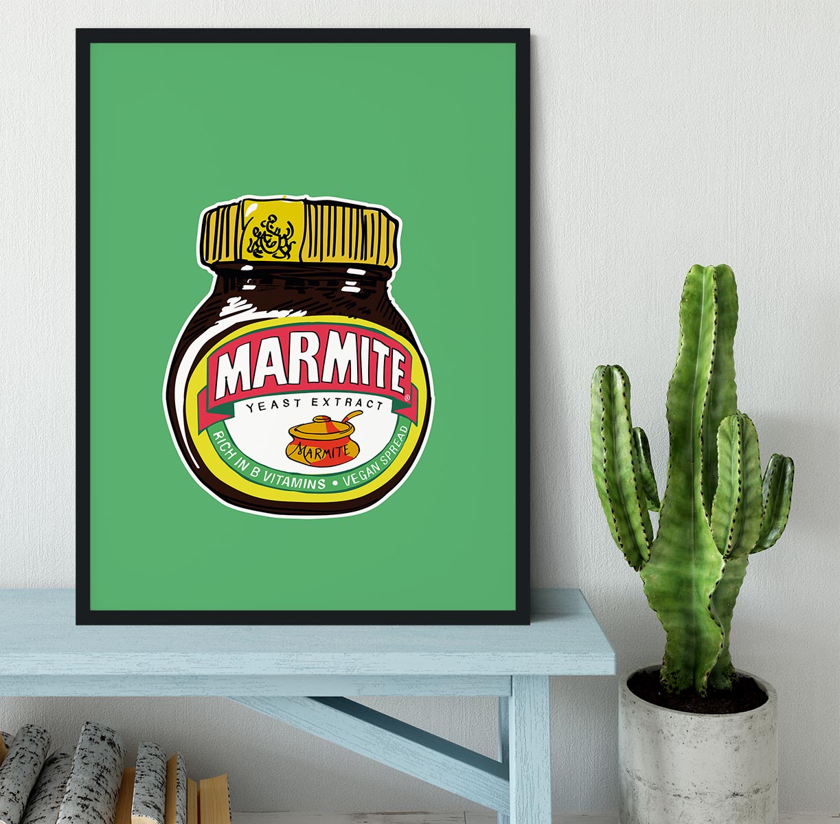 Marmite Standard Wall Art Framed Print - Canvas Art Rocks - 2