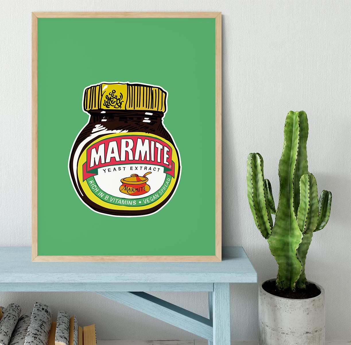 Marmite Standard Wall Art Framed Print - Canvas Art Rocks - 4