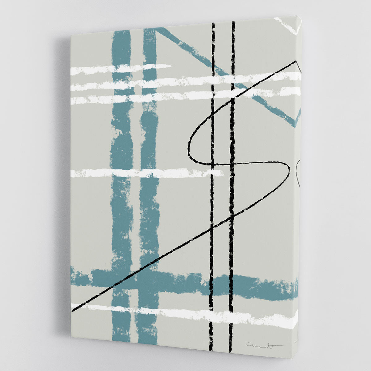 Messy Lines Canvas Print or Poster - 1x - 1