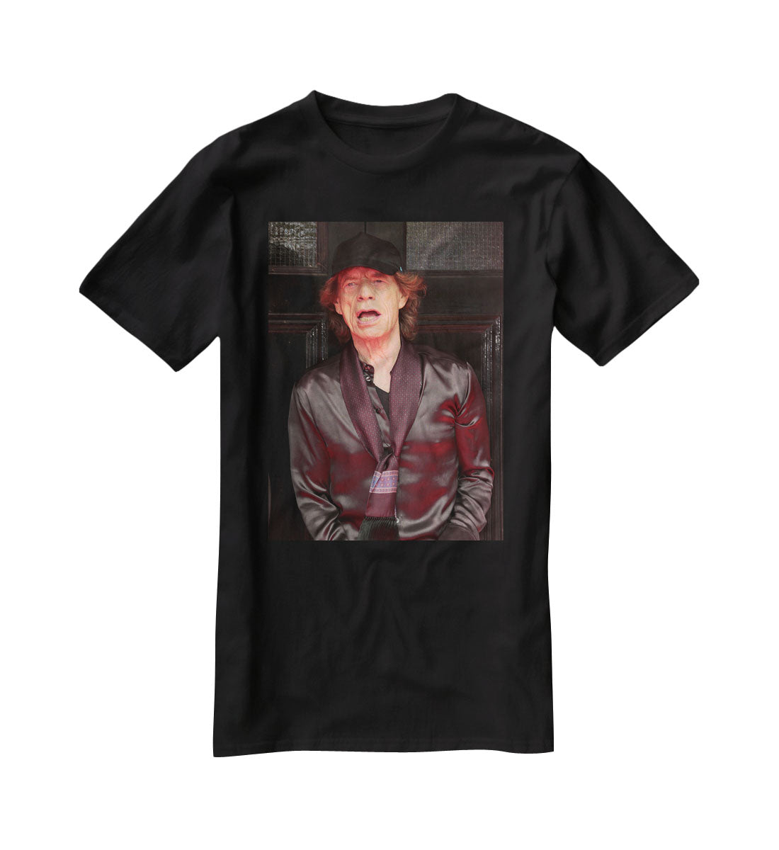 Mick Jagger Rolling Stones Hackney Diamonds launch event T-Shirt - Canvas Art Rocks - 1