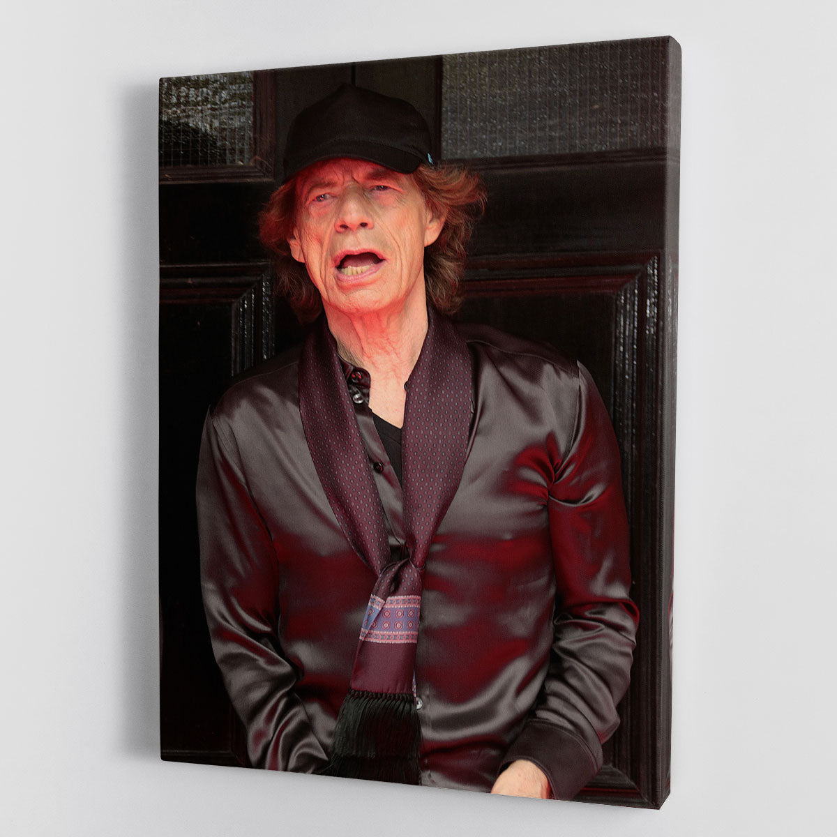 Mick Jagger Rolling Stones Hackney Diamonds launch event Canvas Print or Poster - Canvas Art Rocks - 1