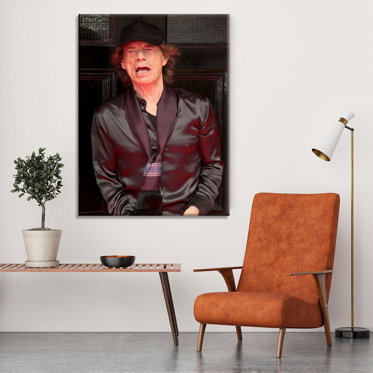 Mick Jagger Rolling Stones Hackney Diamonds launch event Canvas Print or Poster - Canvas Art Rocks - 6