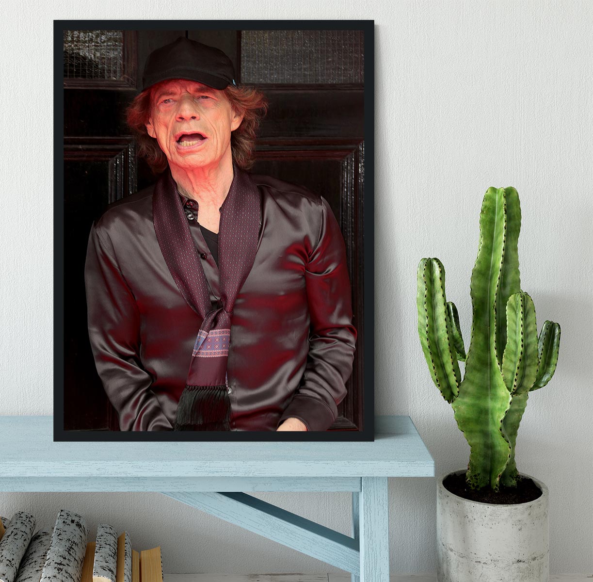 Mick Jagger Rolling Stones Hackney Diamonds launch event Framed Print - Canvas Art Rocks - 2