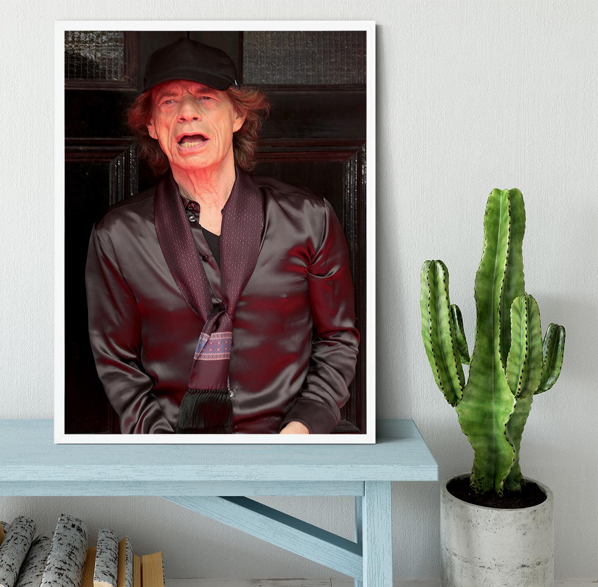Mick Jagger Rolling Stones Hackney Diamonds launch event Framed Print - Canvas Art Rocks -6