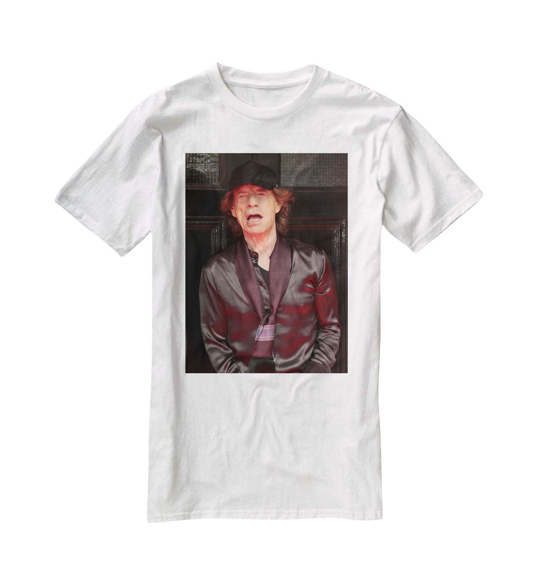 Mick Jagger Rolling Stones Hackney Diamonds launch event T-Shirt - Canvas Art Rocks - 5