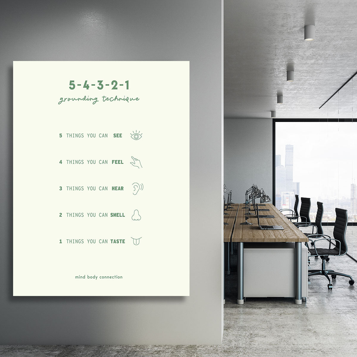 Mind Body Connection Canvas Print or Poster - Canvas Art Rocks - 3