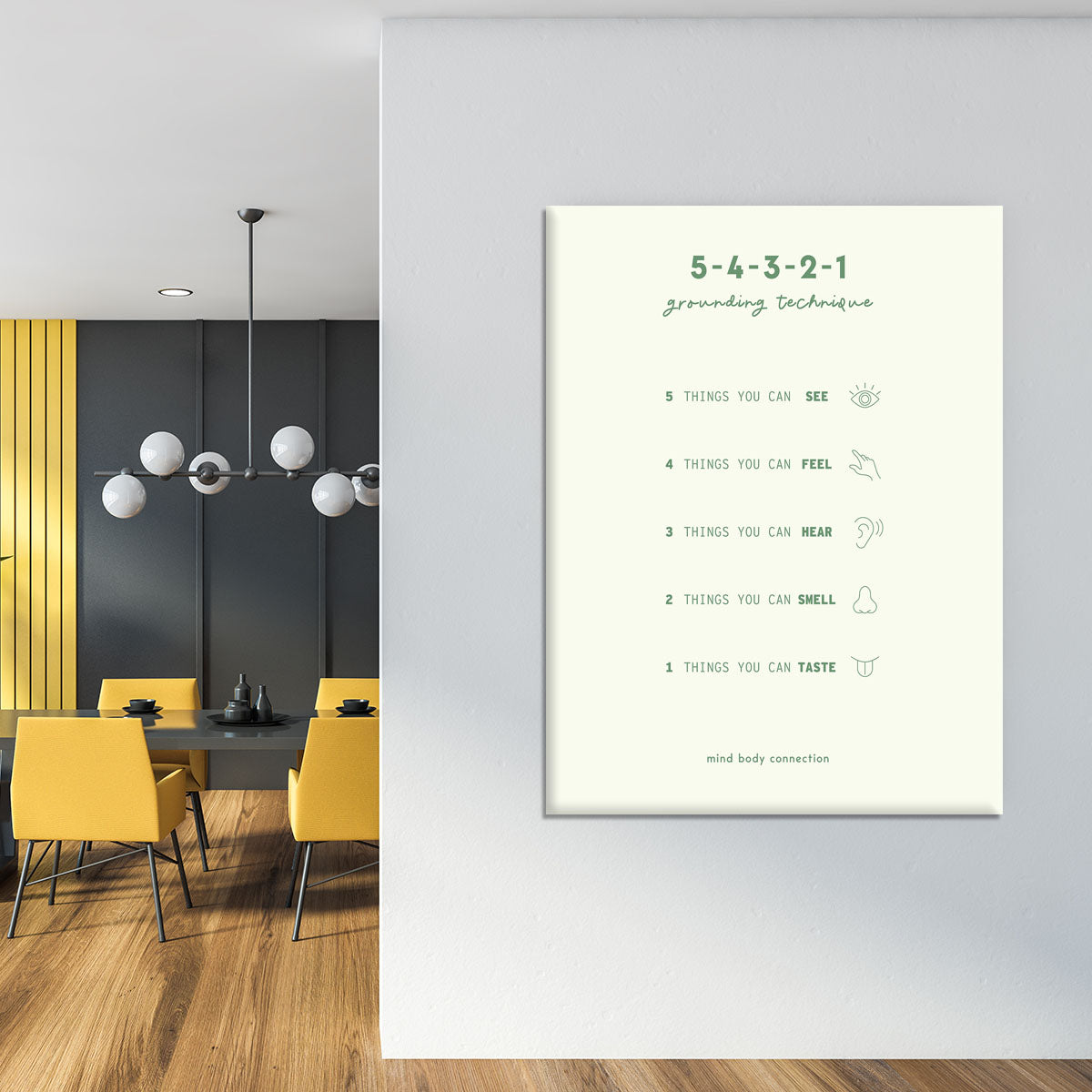 Mind Body Connection Canvas Print or Poster - Canvas Art Rocks - 4