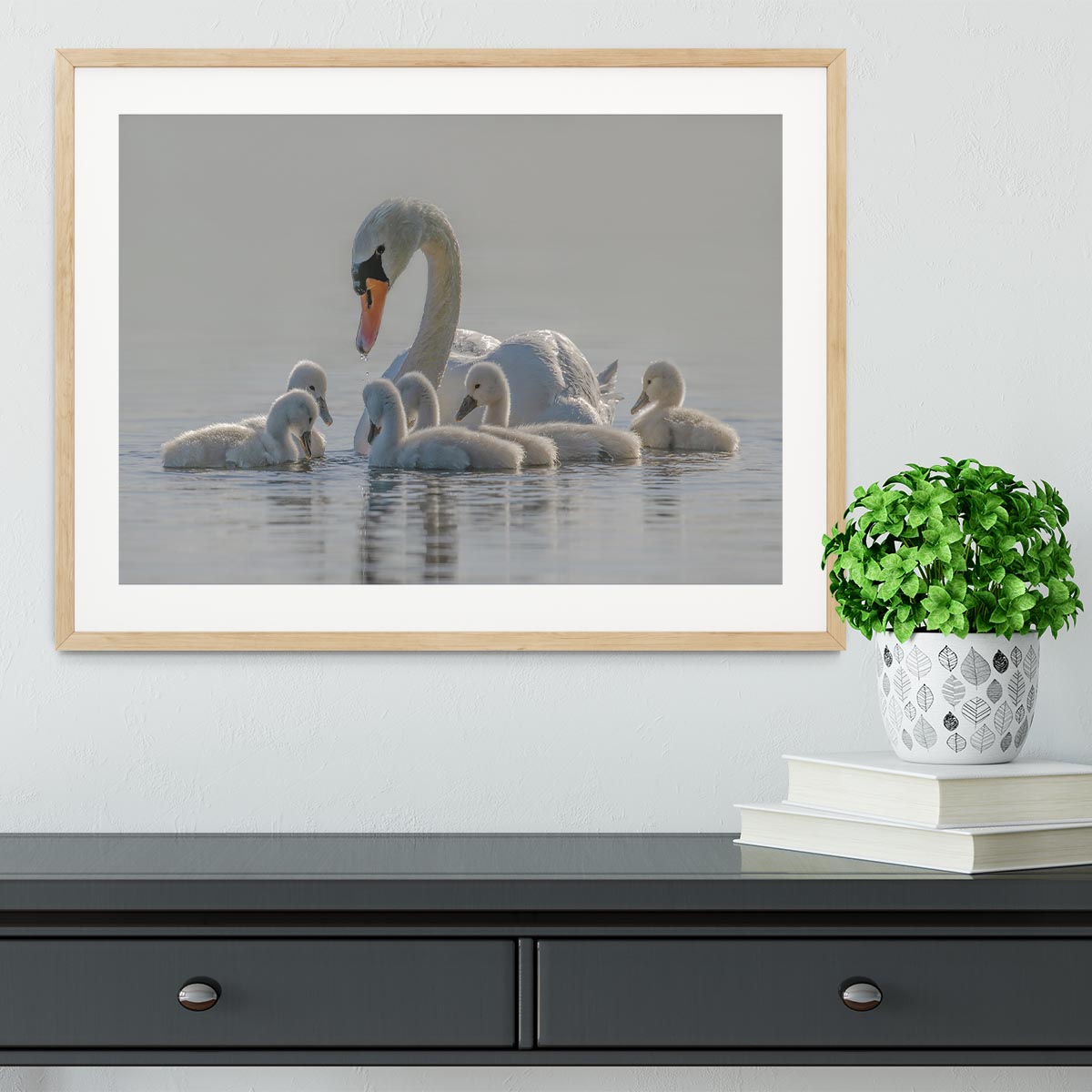 Mom is the whole world for babies. Framed Print - 1x - 3
