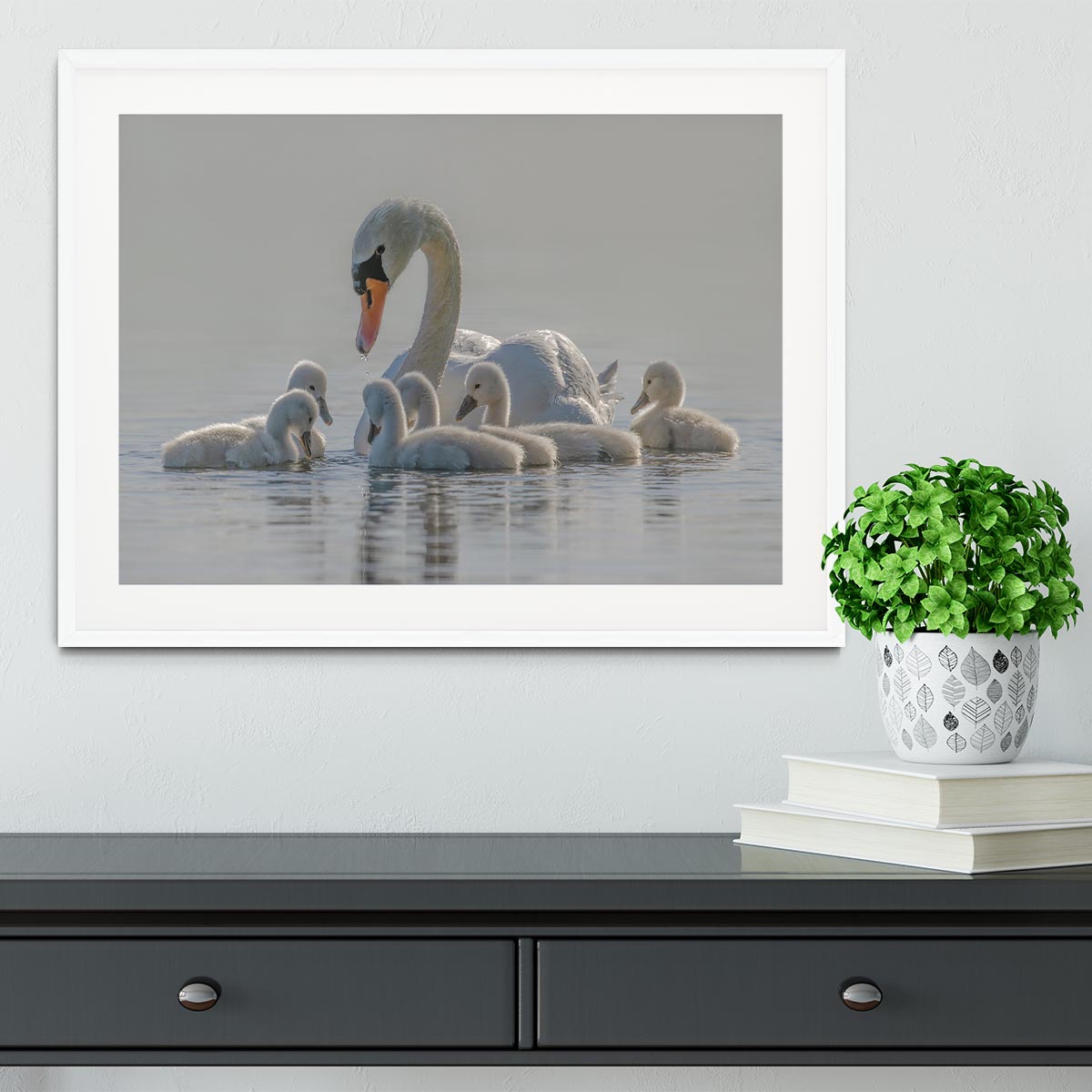 Mom is the whole world for babies. Framed Print - 1x - 5