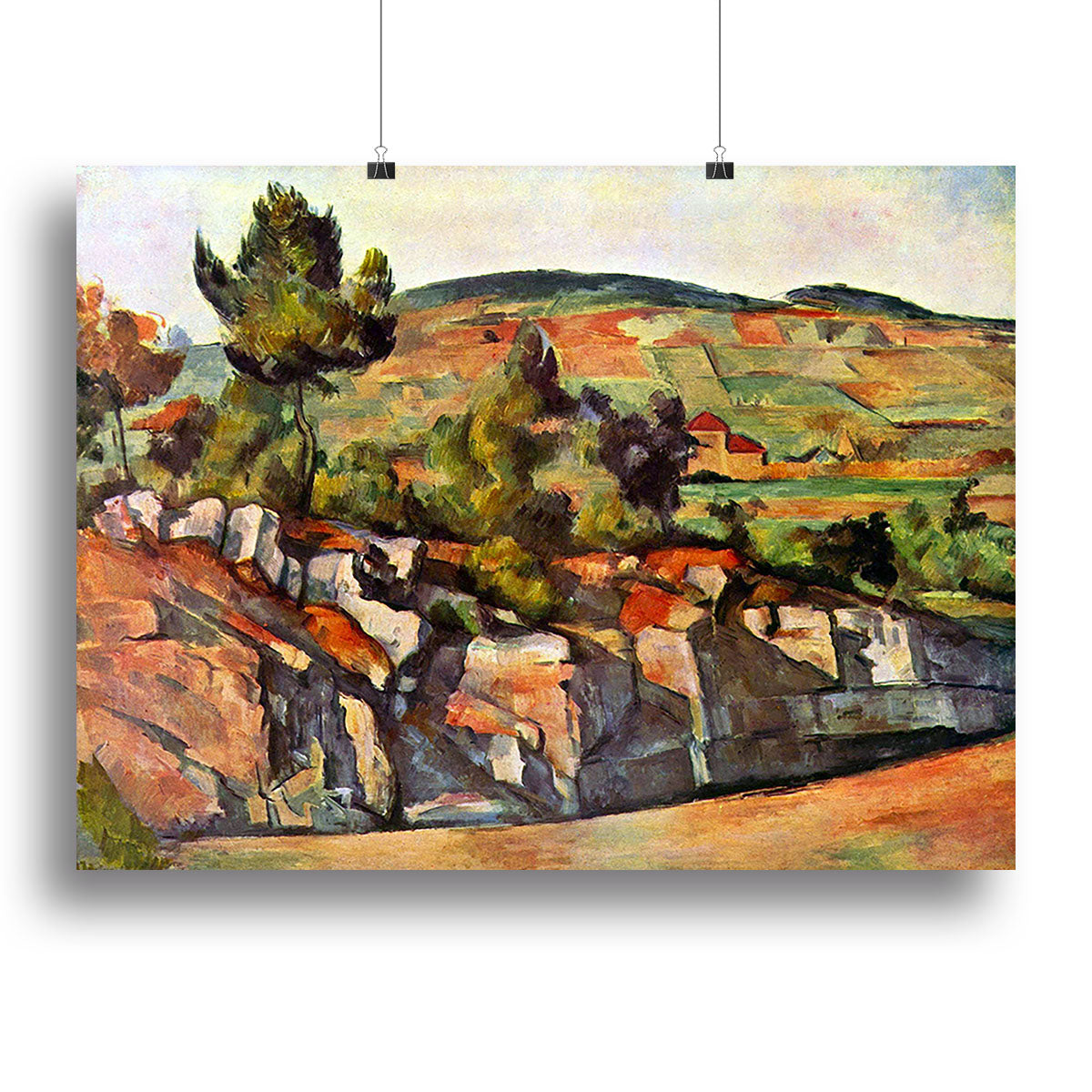Mountains in Provence by Cezanne Poster - Unframed