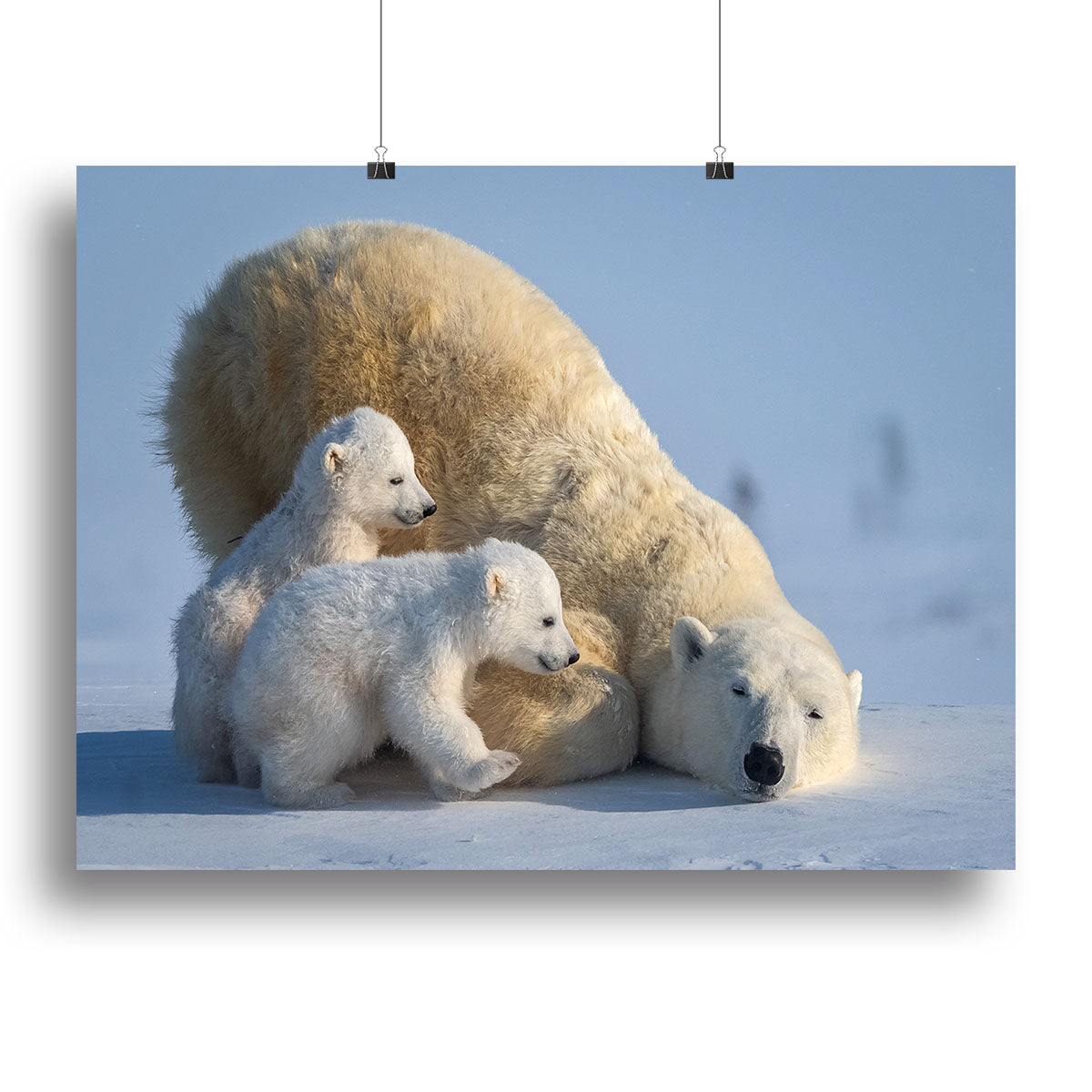 Mum Play together Canvas Print or Poster - 1x - 2