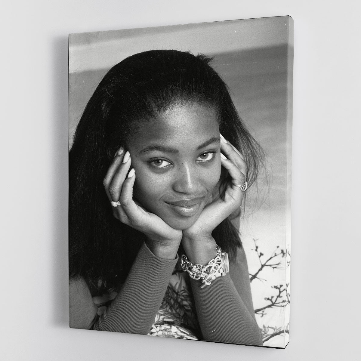Naomi Campbell in 1989 Canvas Print or Poster - Canvas Art Rocks - 1
