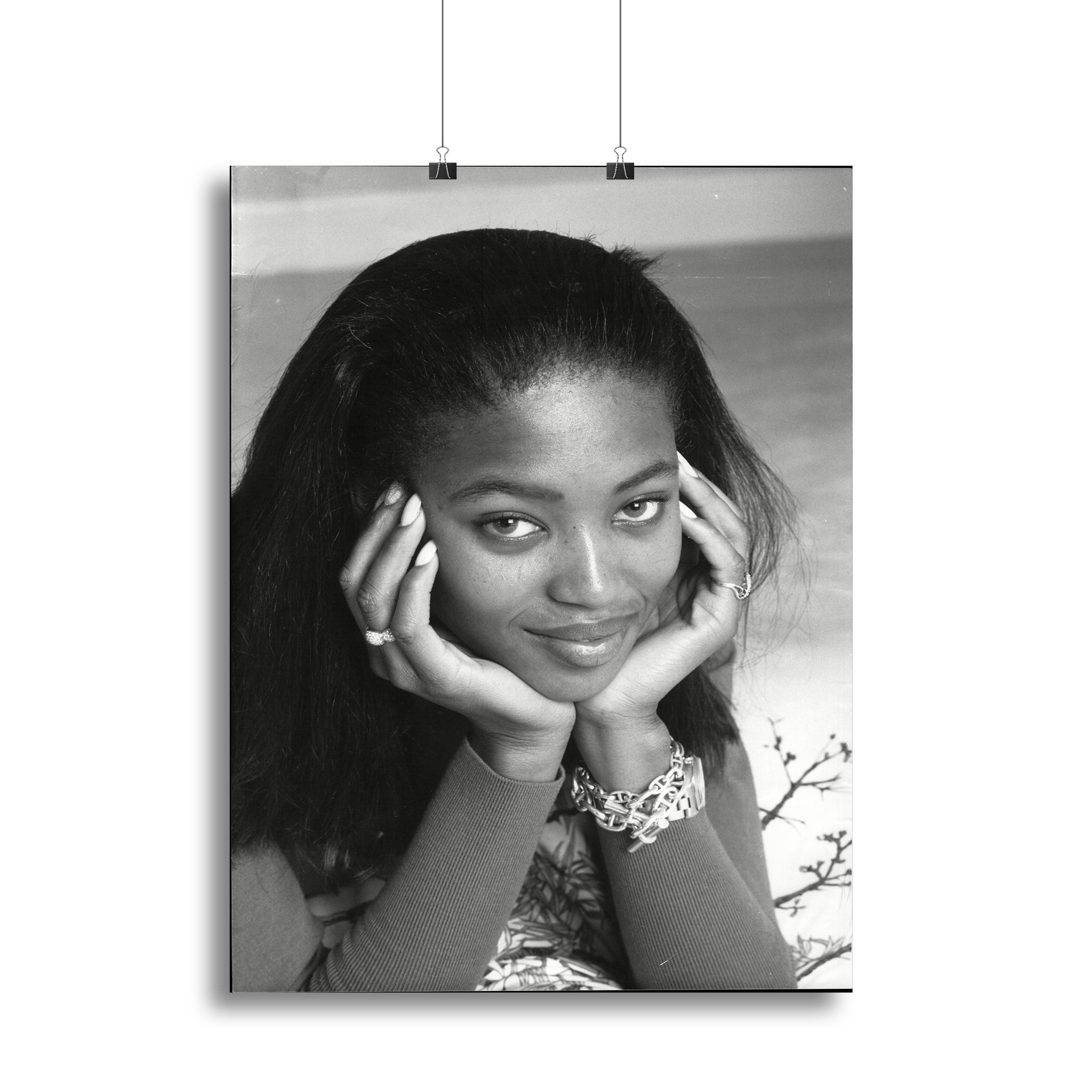 Naomi Campbell in 1989 Canvas Print or Poster - Canvas Art Rocks - 2