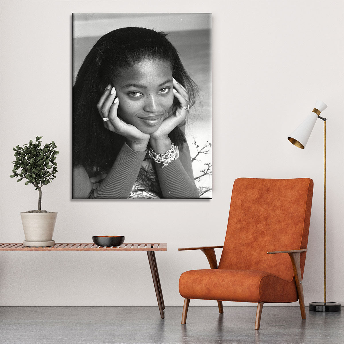 Naomi Campbell in 1989 Canvas Print or Poster - Canvas Art Rocks - 6