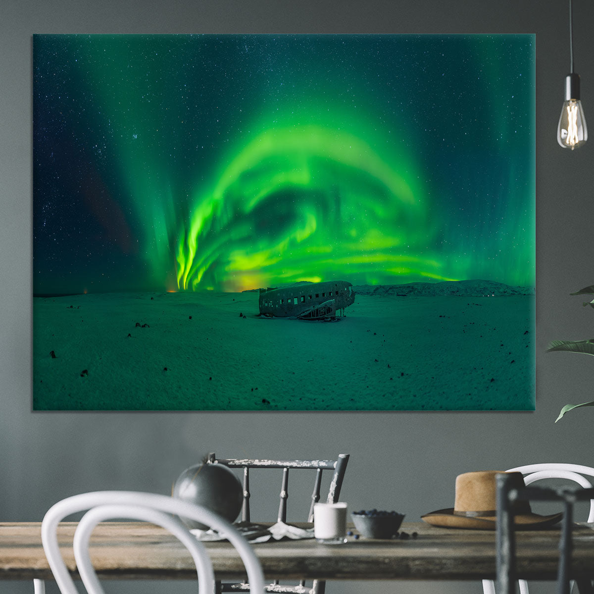 Night in Iceland Canvas Print or Poster - Canvas Art Rocks - 3