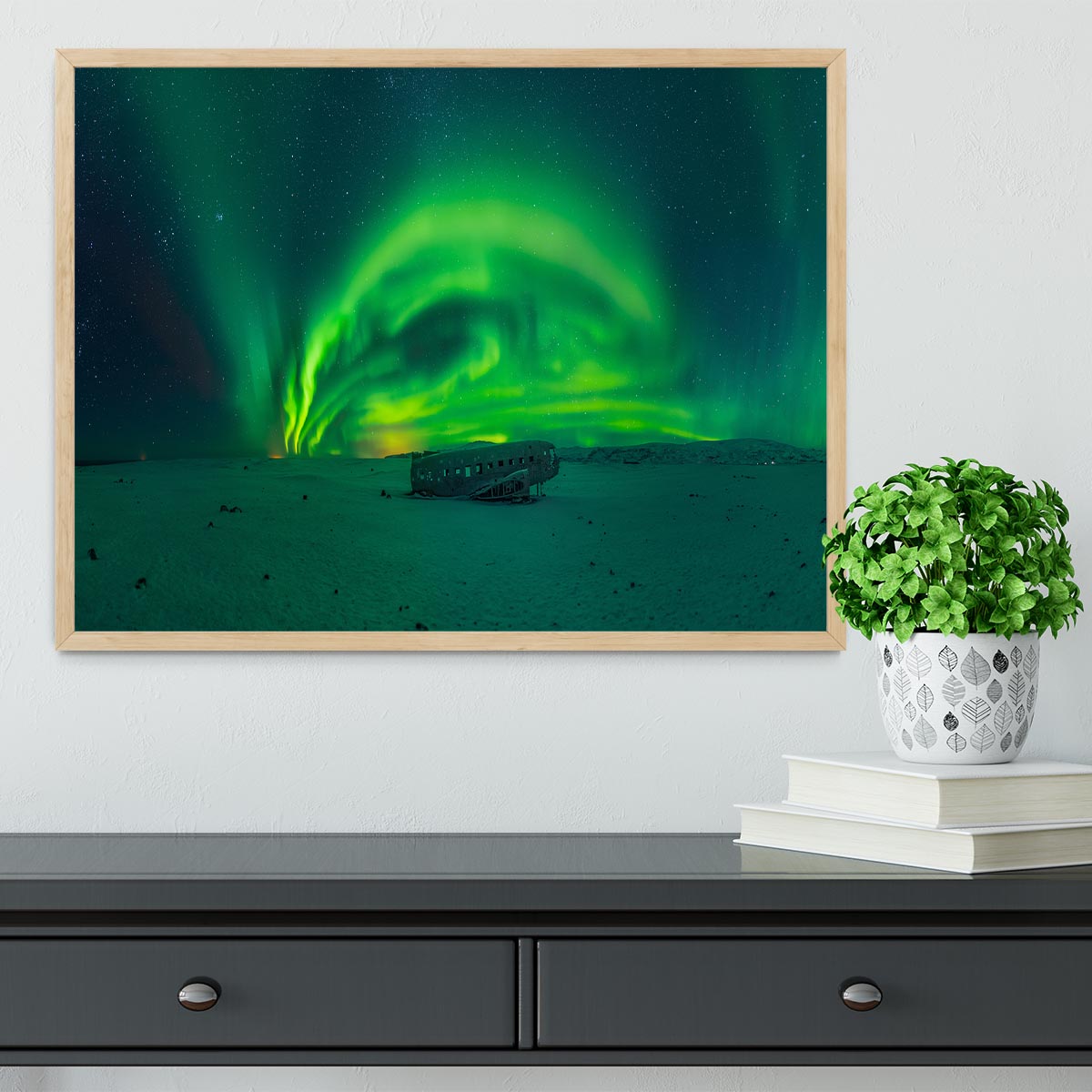 Night in Iceland Framed Print - Canvas Art Rocks - 4