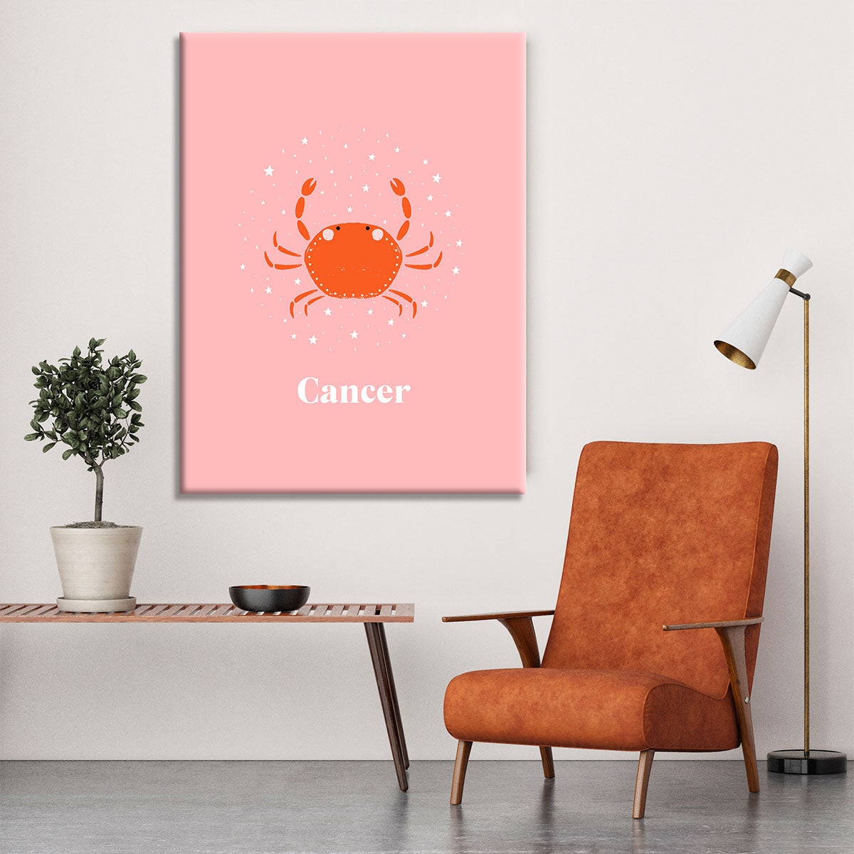 Nurturing Cancer Radiance Art Canvas Print or Poster - Canvas Art Rocks - 6