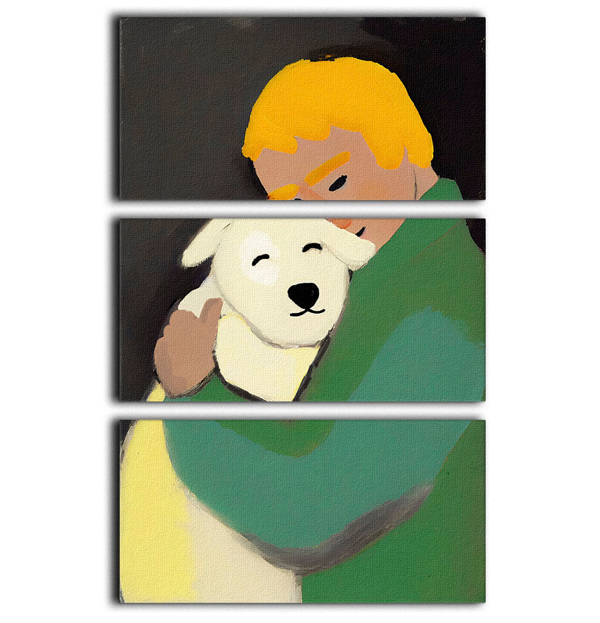 Oh My Dog 3 Split Panel Canvas Print - 1x - 1