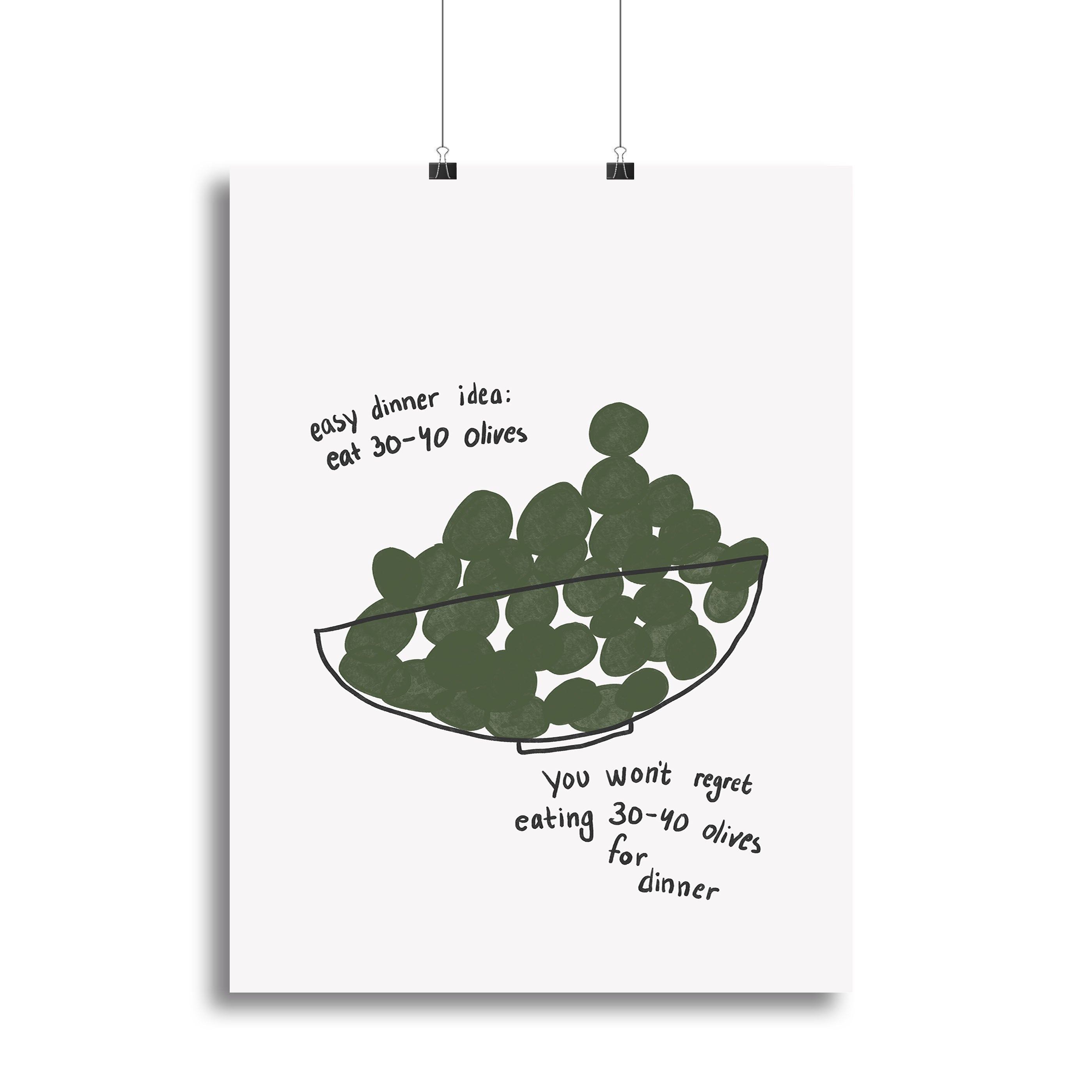 Olives for Dinner Canvas Print or Poster - Canvas Art Rocks - 2