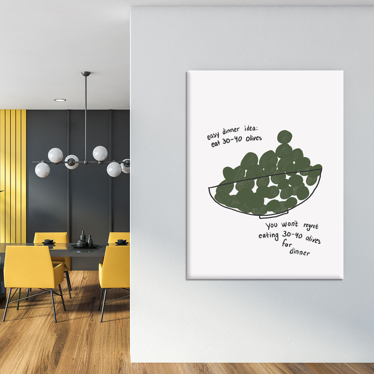 Olives for Dinner Canvas Print or Poster - Canvas Art Rocks - 4