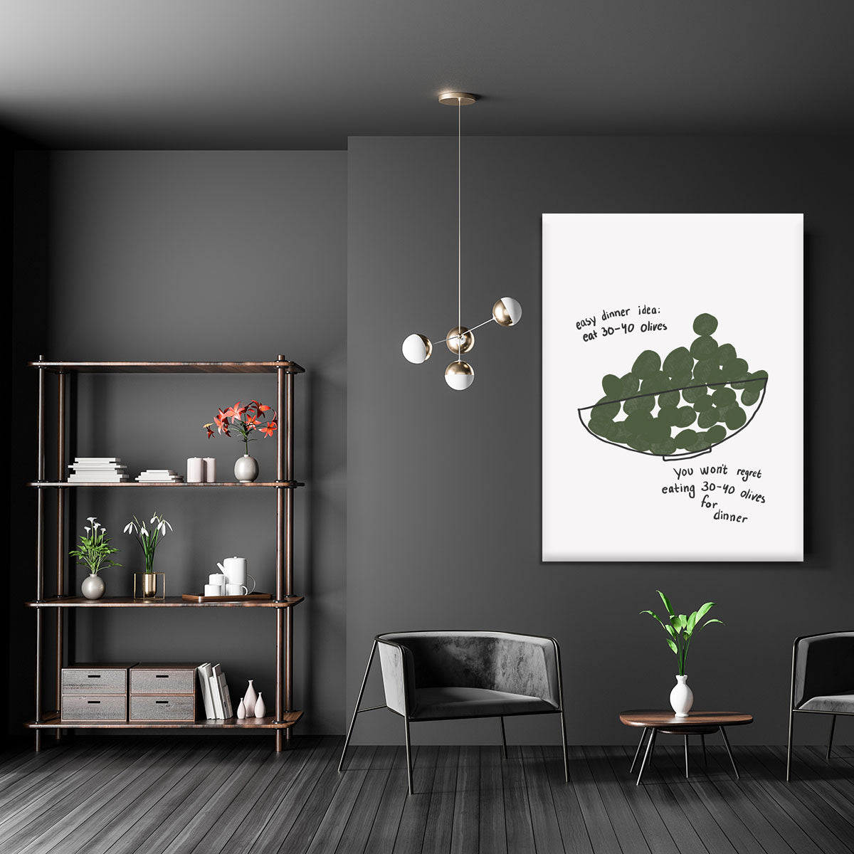 Olives for Dinner Canvas Print or Poster - Canvas Art Rocks - 5