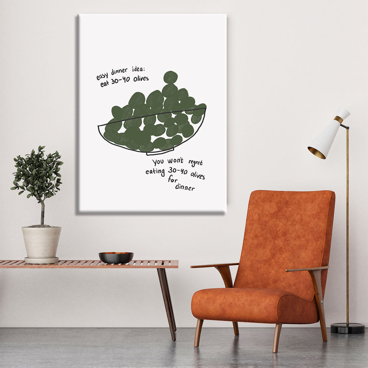Olives for Dinner Canvas Print or Poster - Canvas Art Rocks - 6