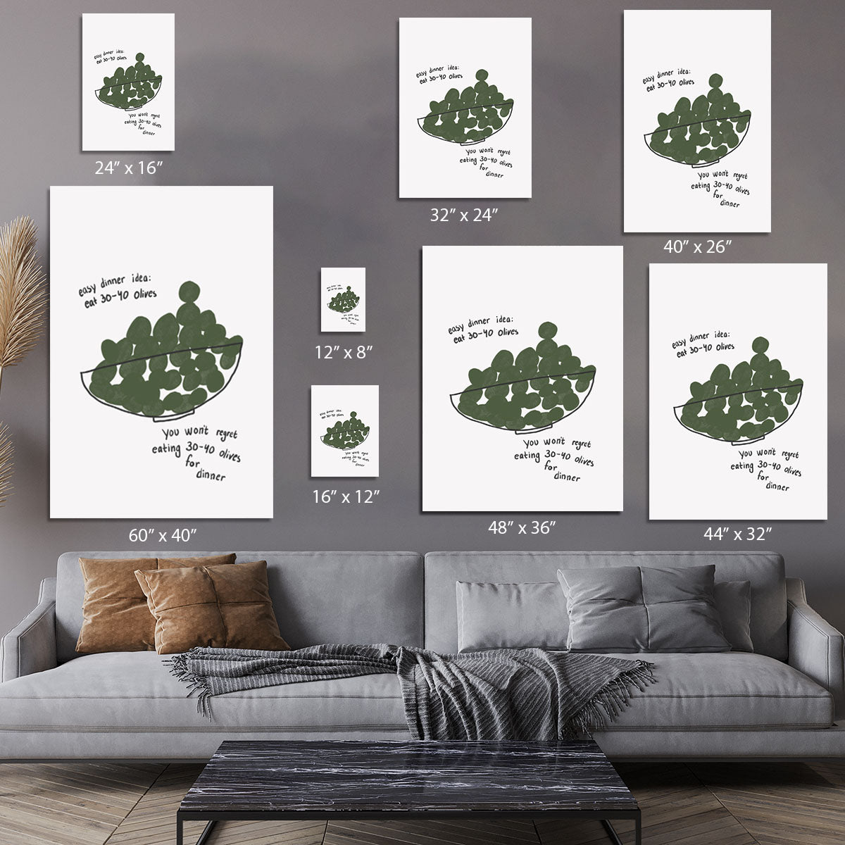 Olives for Dinner Canvas Print or Poster - Canvas Art Rocks - 7