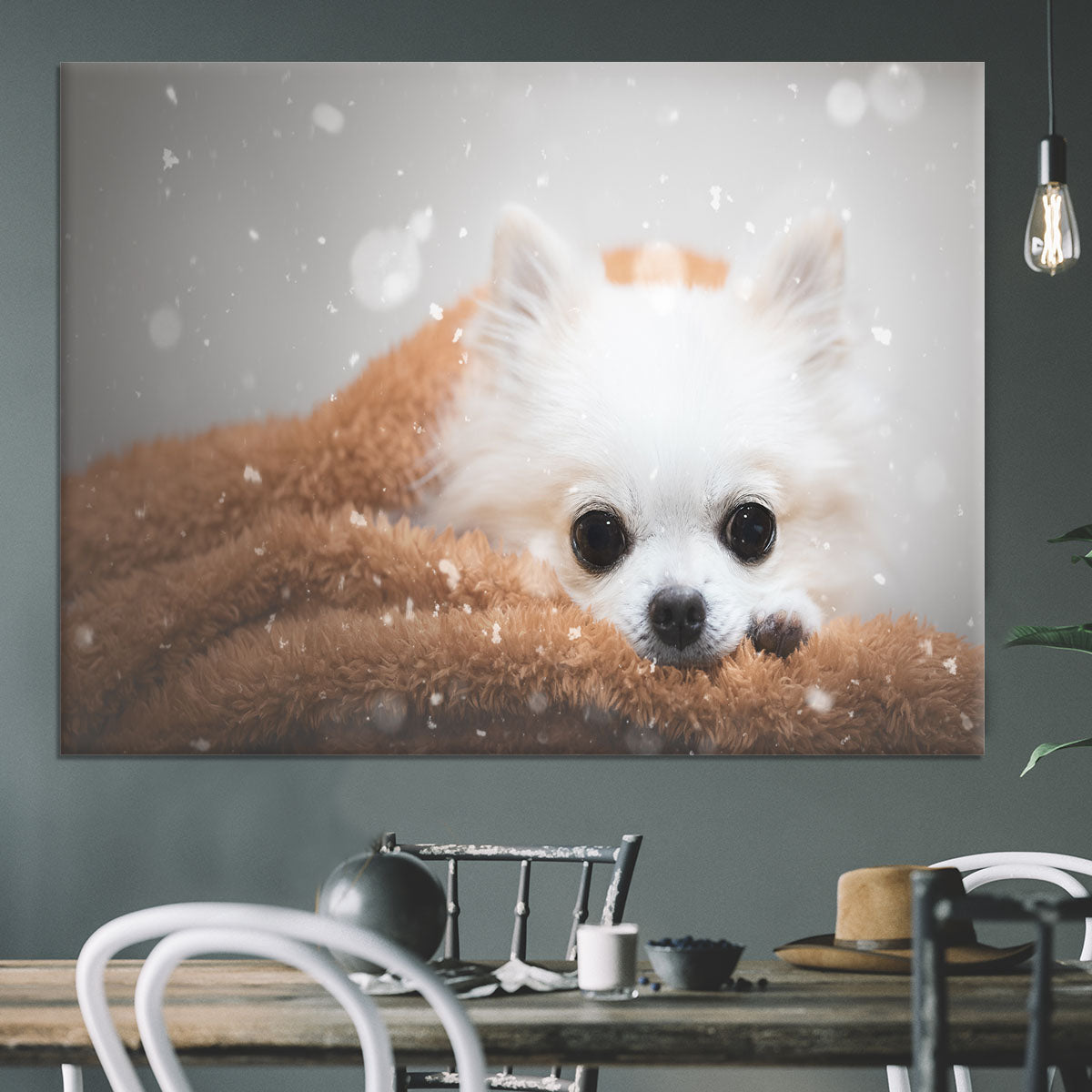 One day in winter Canvas Print or Poster - 1x - 3